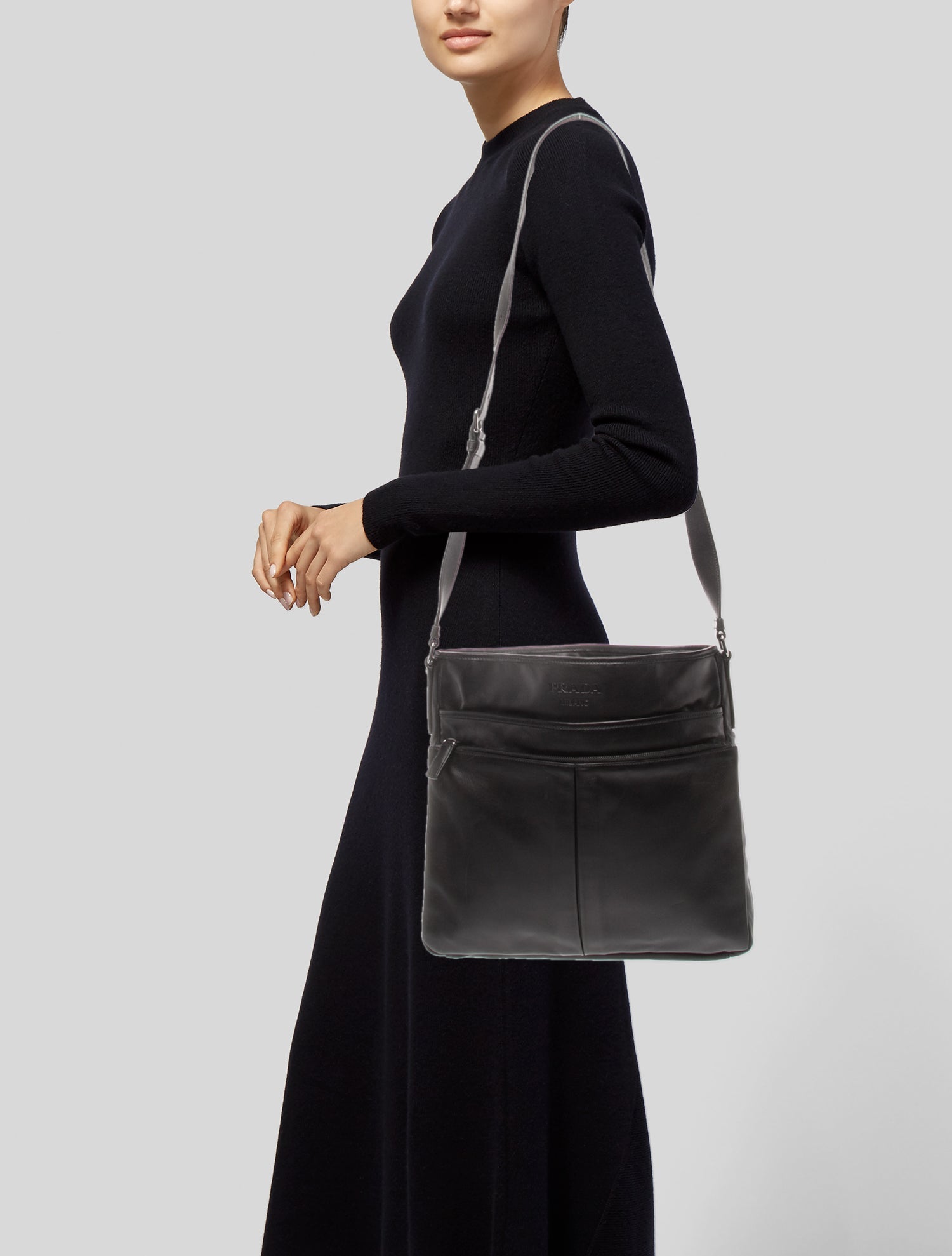 Prada Tessuto Nylon Messenger Bag