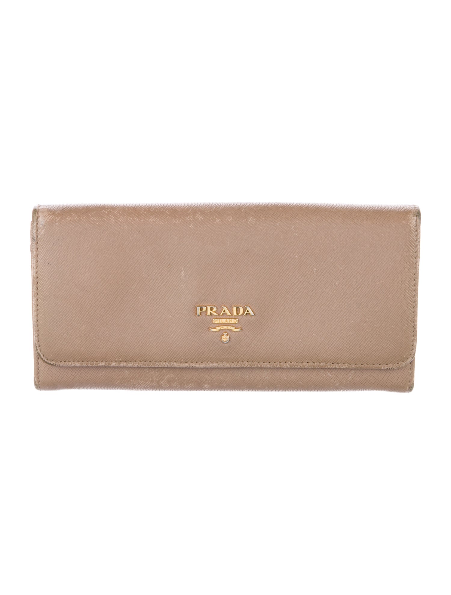 Prada Saffiano Lux Leather Continental Wallet