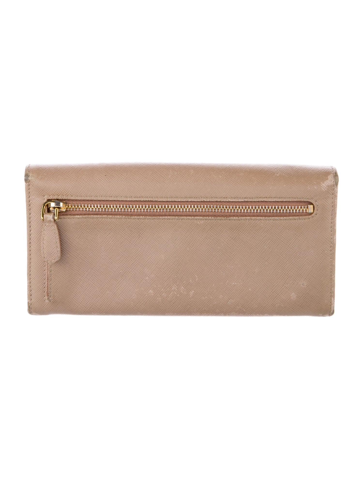 Prada Saffiano Lux Leather Continental Wallet