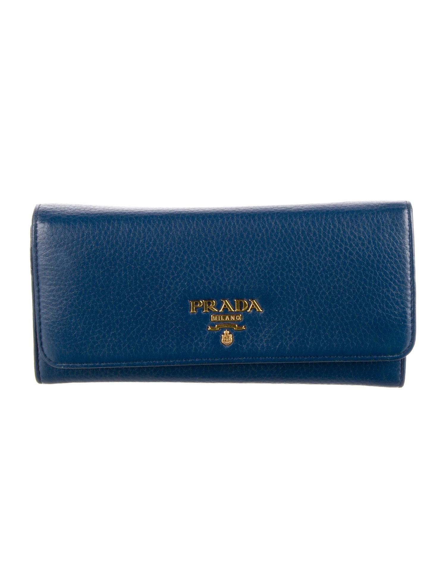 Prada Vitello Grain Leather Continental Wallet