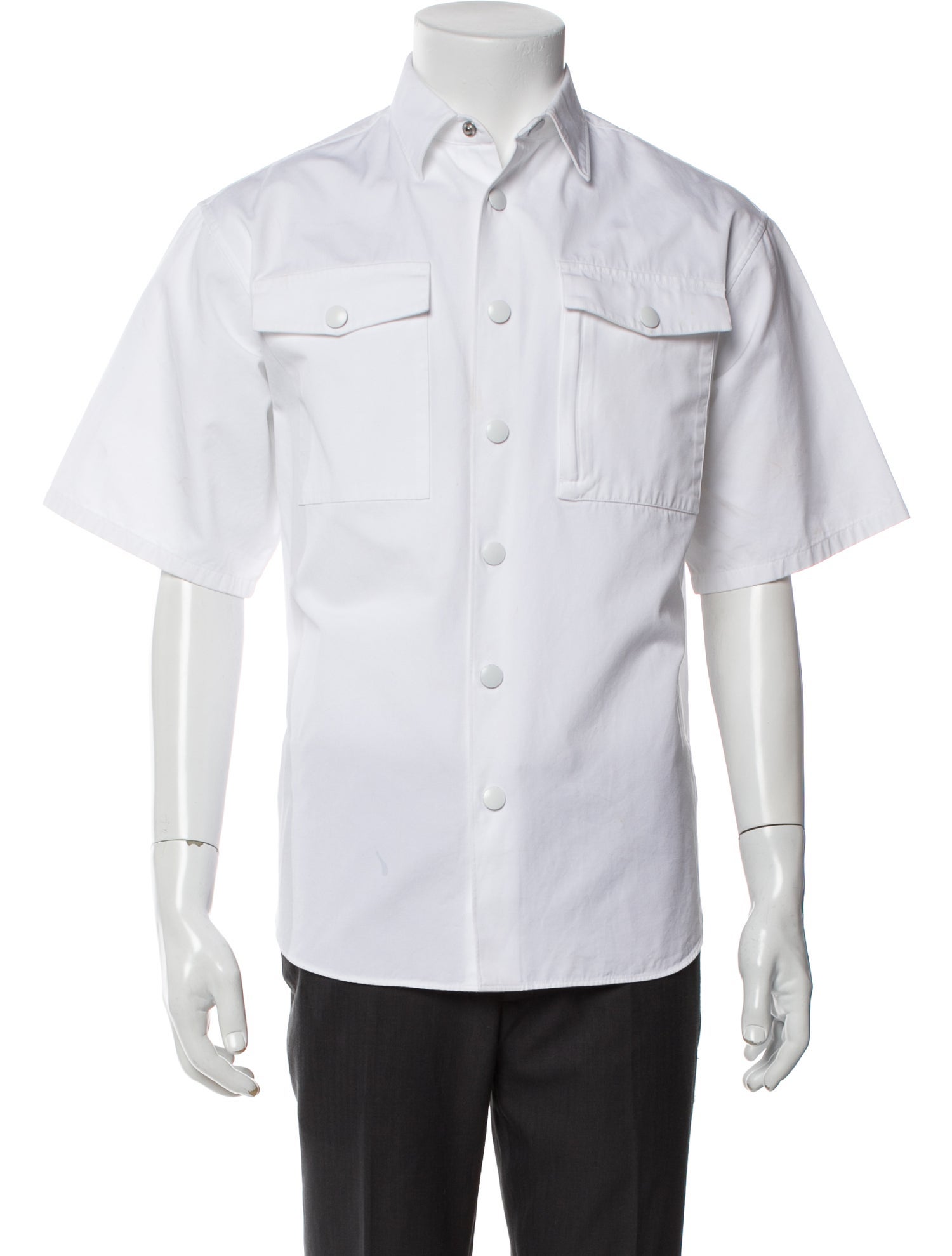 Prada 2020 Enameled Metal Triangle Shirt