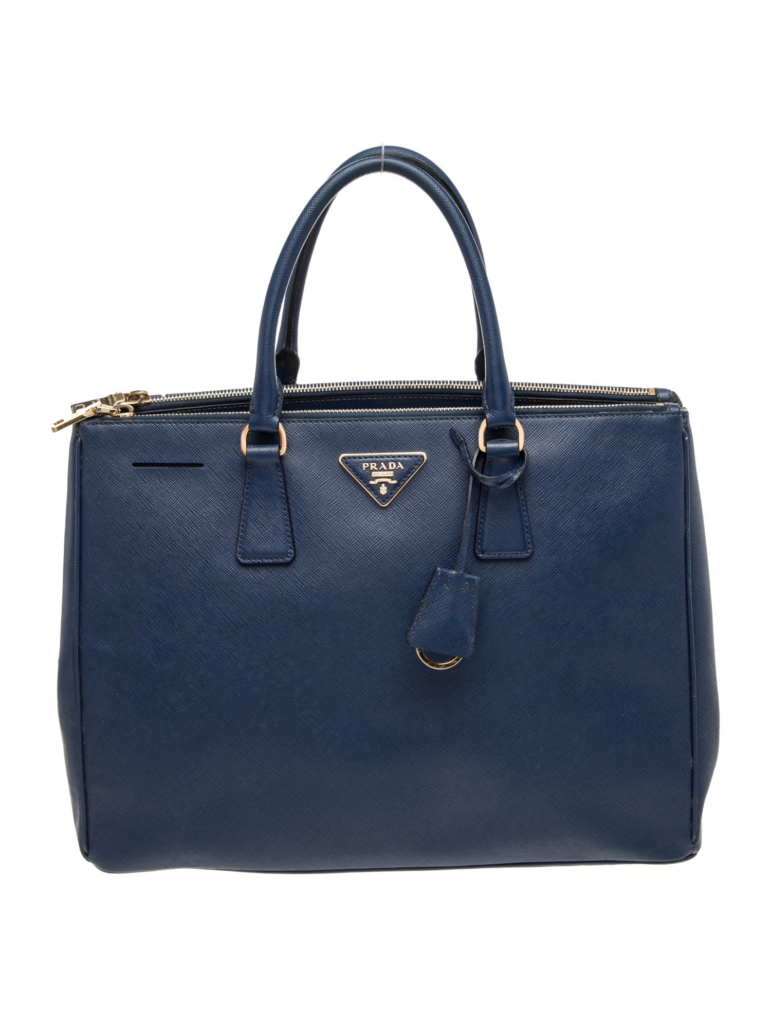 Prada Saffiano Leather Galleria Double Zip Large