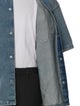 Prada 2021 Enameled Metal Triangle Denim Jacket