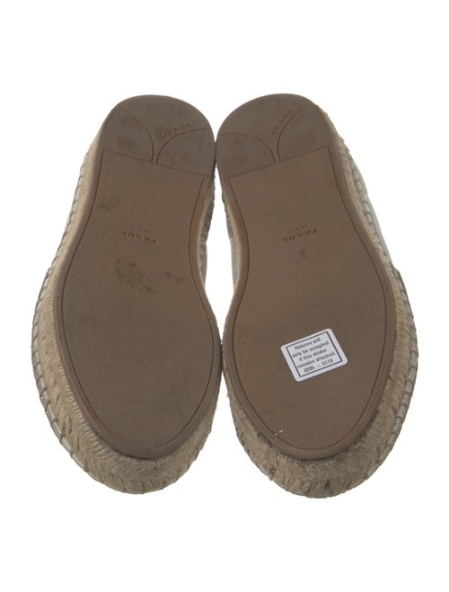 Prada Leather Espadrilles