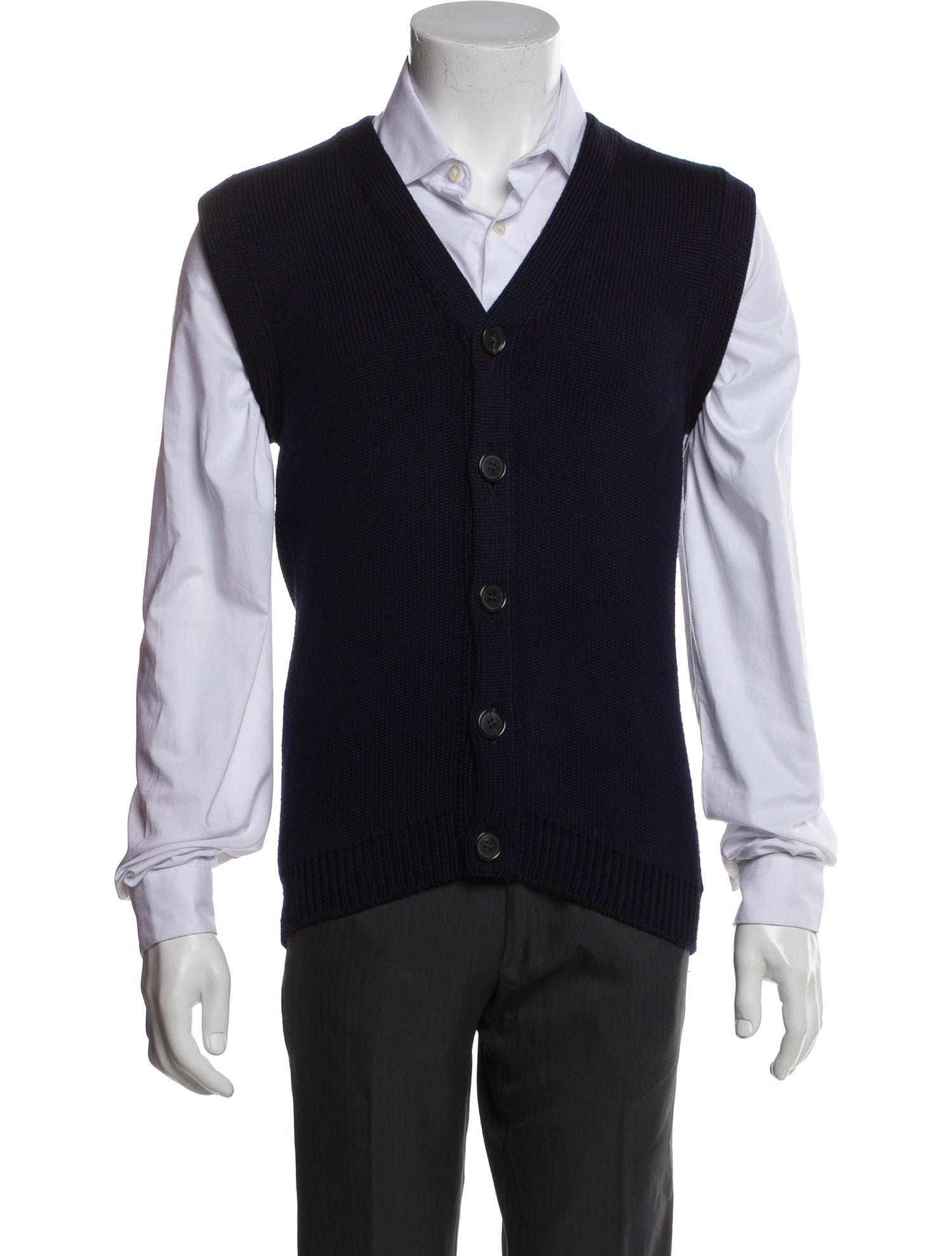Prada 2010's Virgin Wool Sweater Vest