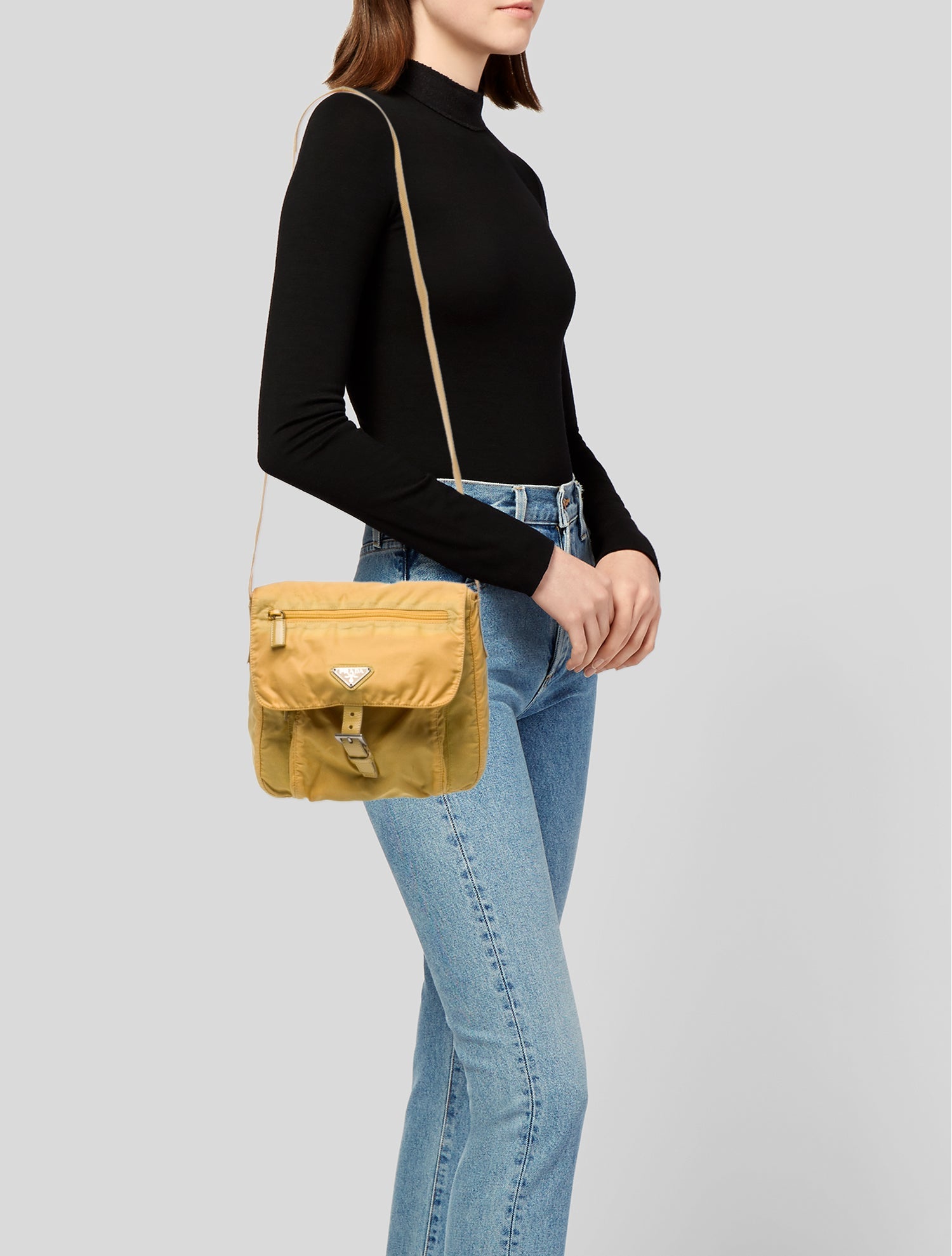 Prada Tessuto Nylon Tessuto Messenger Bag