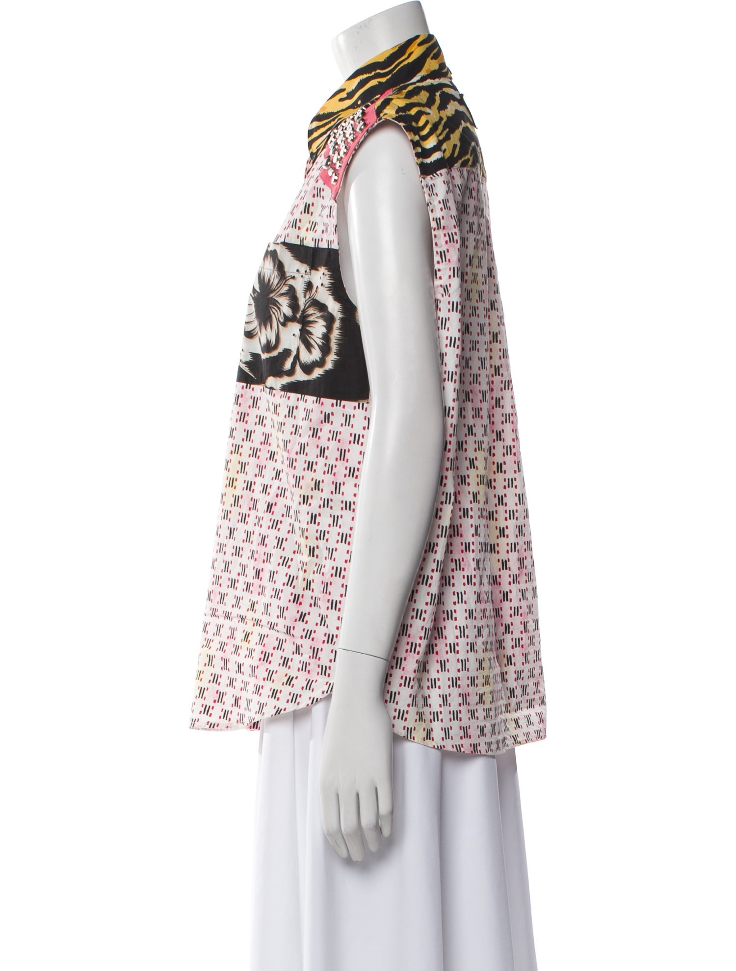 Prada 2018 Printed Blouse