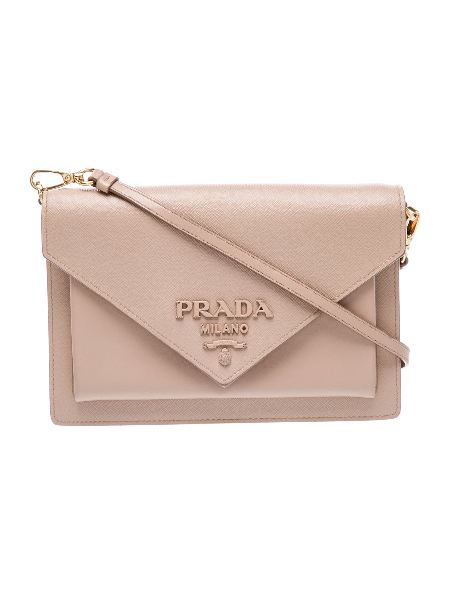Prada Saffiano Leather Envelope Bag Mini