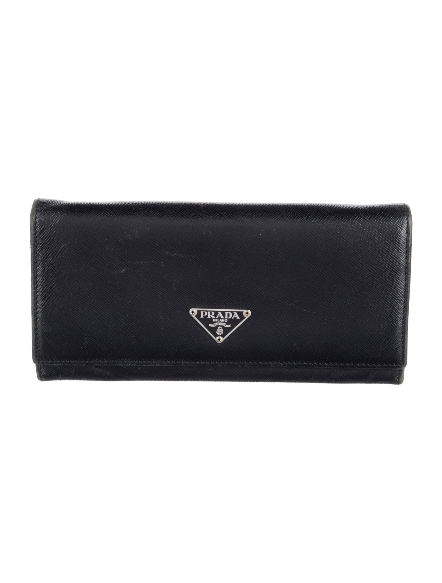 Prada Saffiano Lux Leather Continental Wallet
