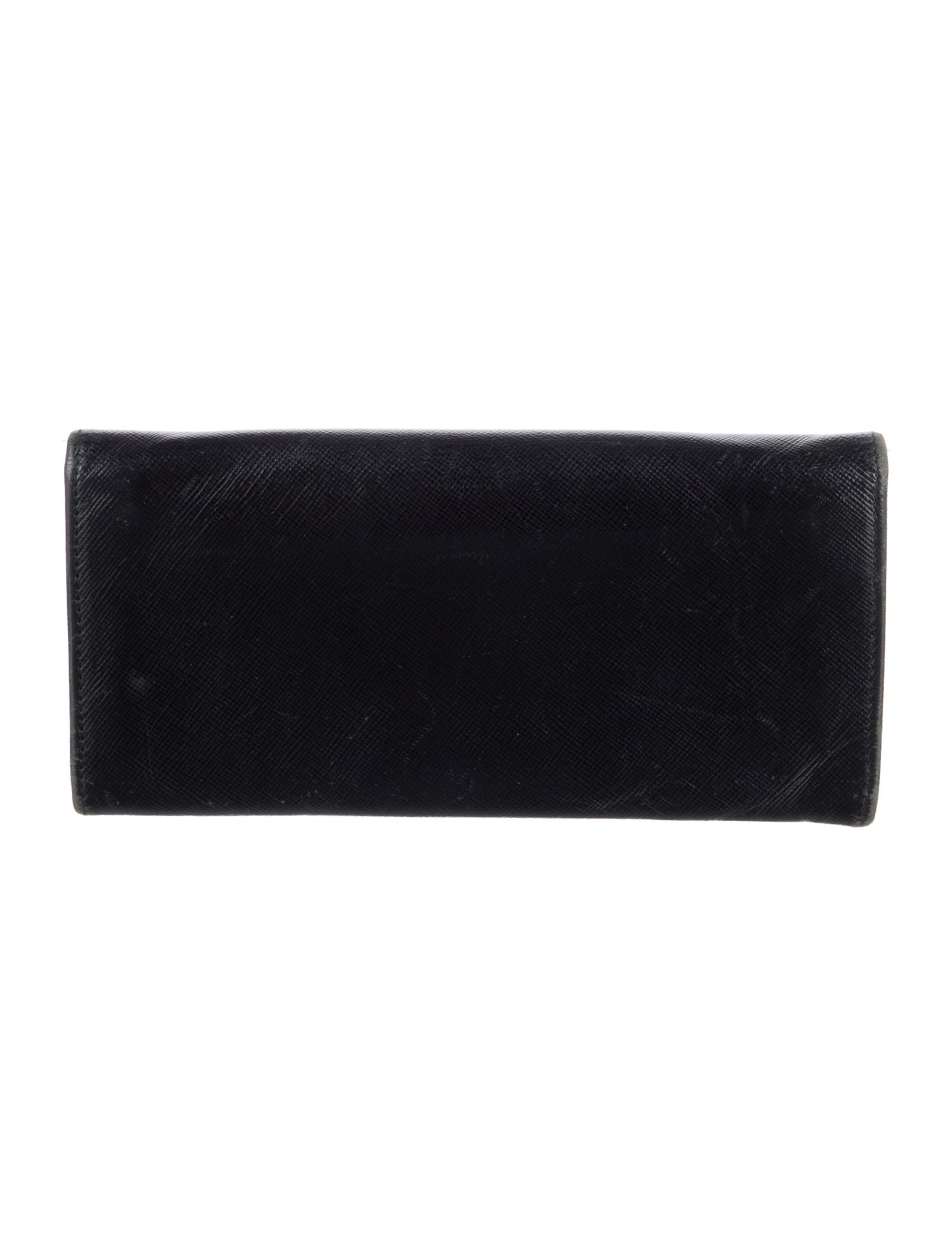 Prada Saffiano Lux Leather Continental Wallet