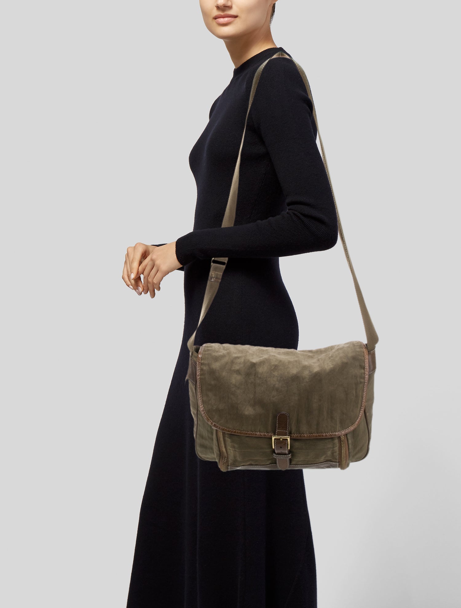 Prada Tessuto Nylon Messenger Bag