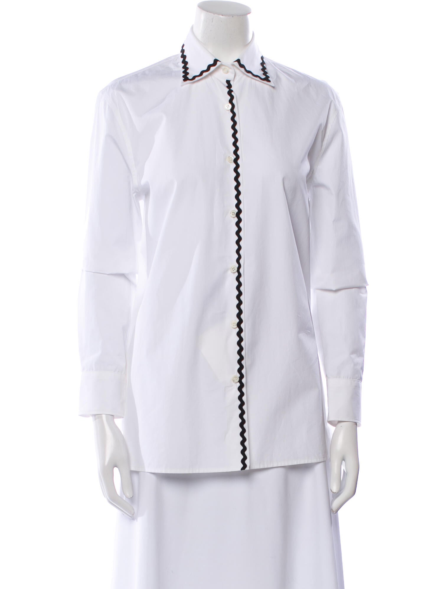 Prada 2023 Long Sleeve Button-Up Top w/ Tags