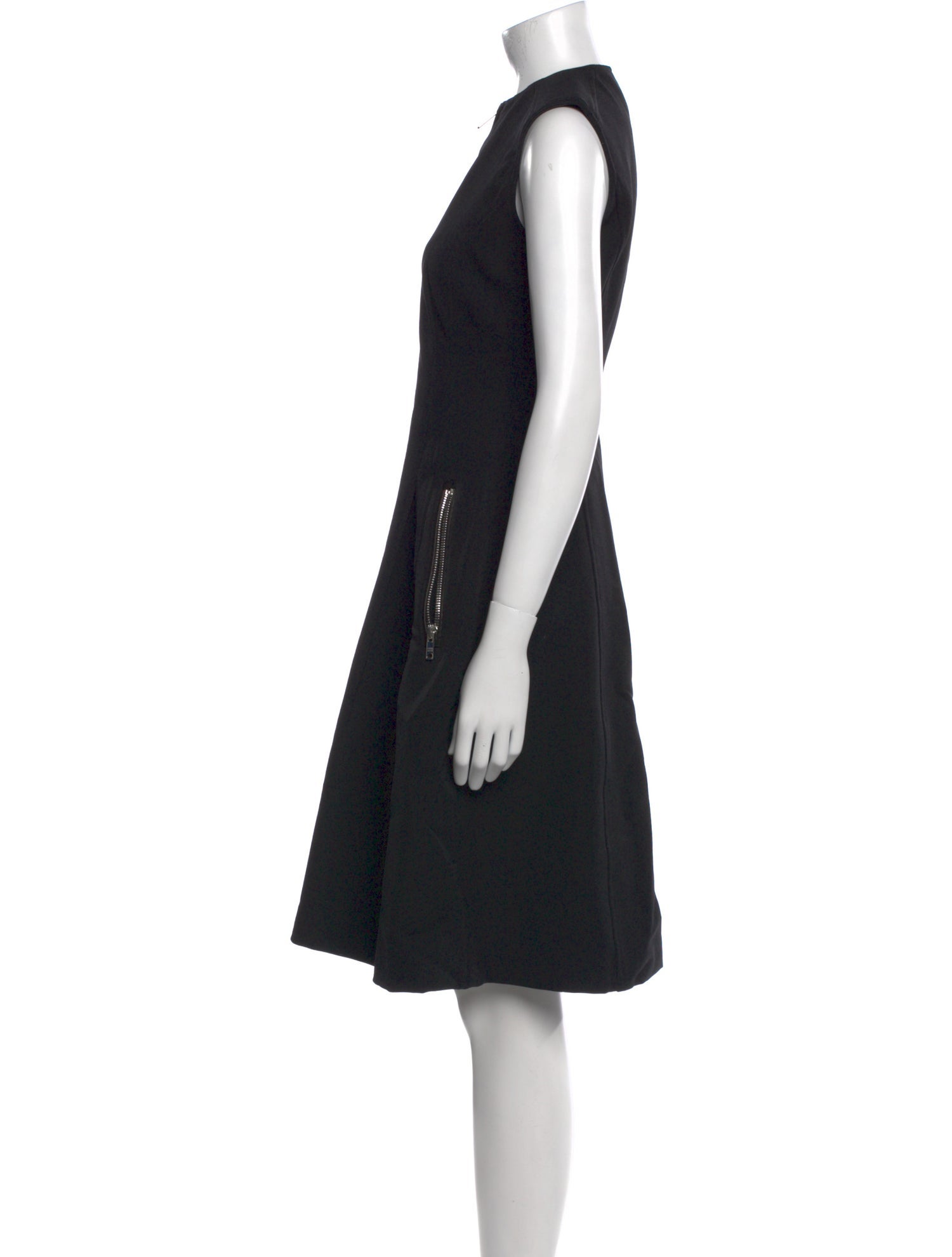 Prada Crew Neck Knee-Length Dress