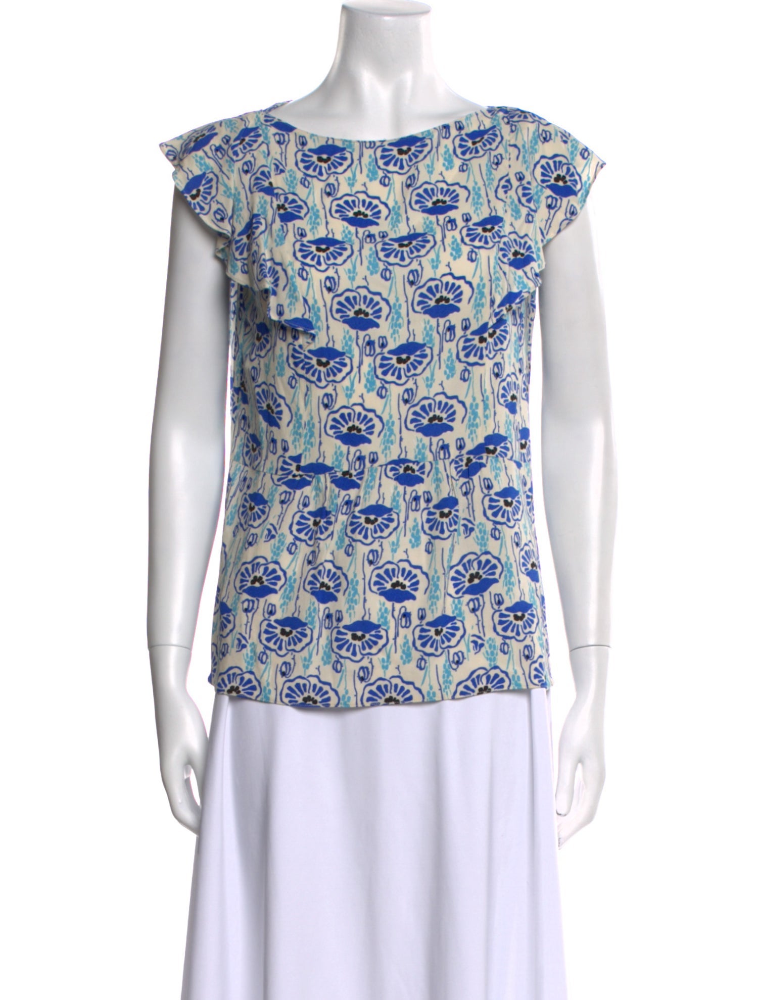 Prada 2017 Printed Blouse