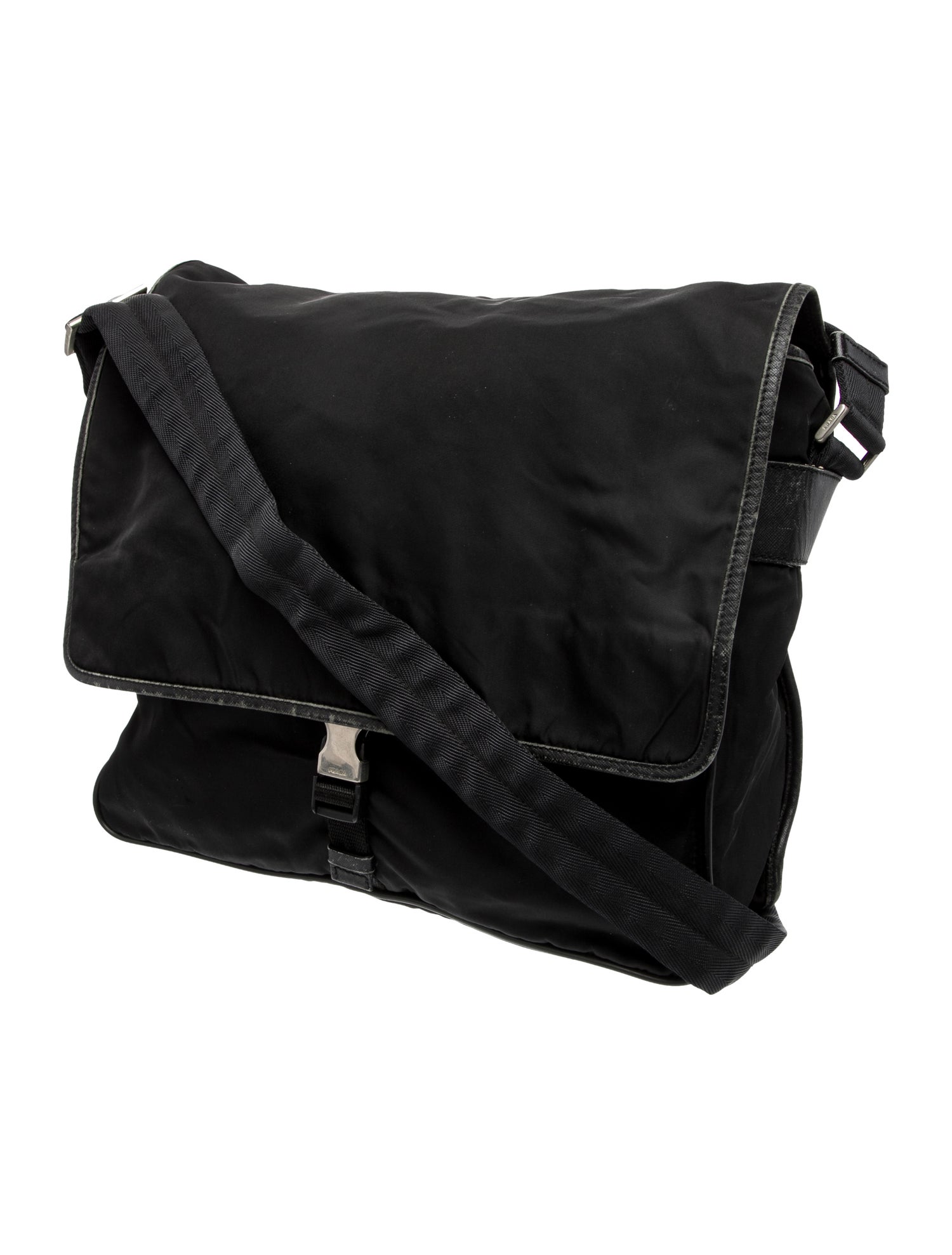 Prada Saffiano Leather Messenger Bag Vintage