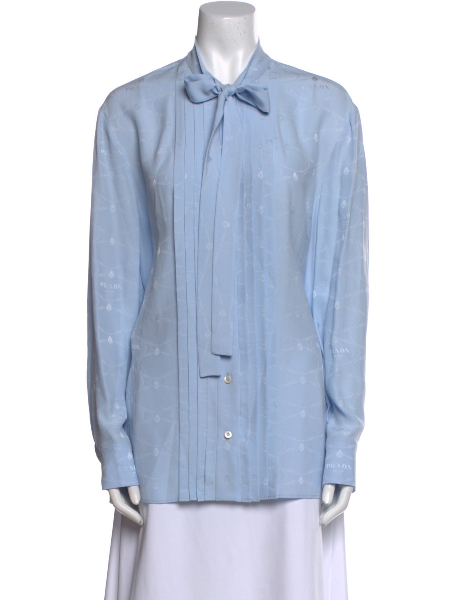 Prada 2023 Silk Button-Up Top