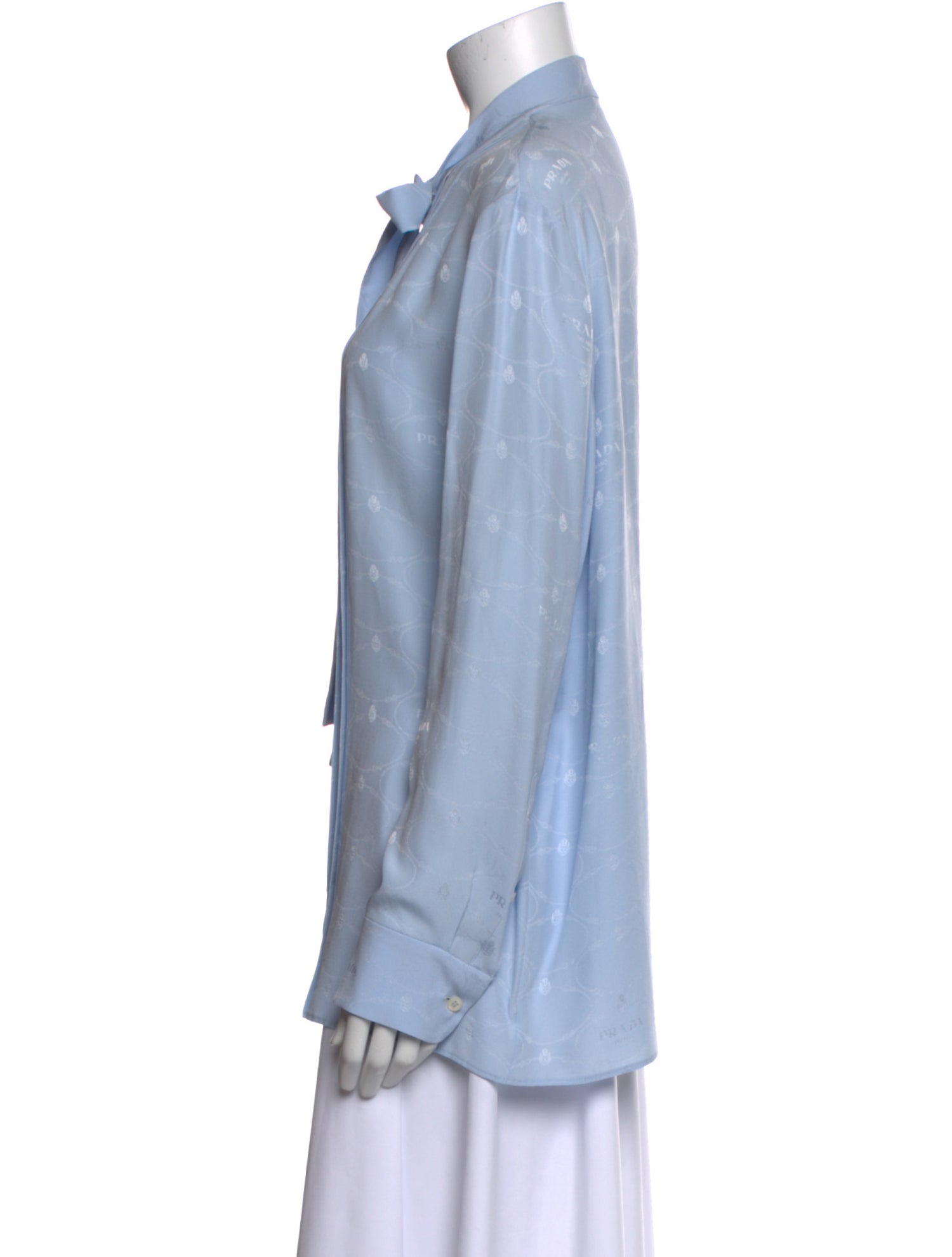 Prada 2023 Silk Button-Up Top