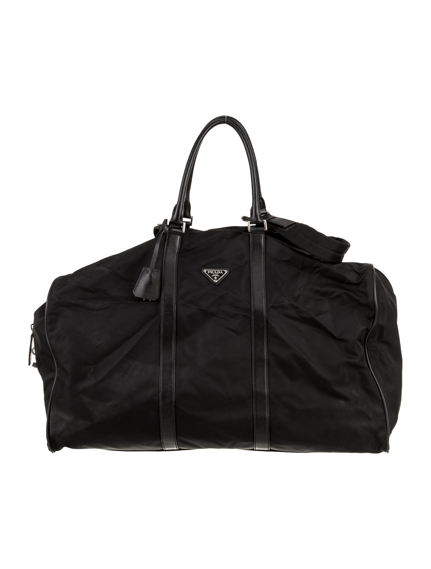 Prada Vela Triple Duffle w/ Strap