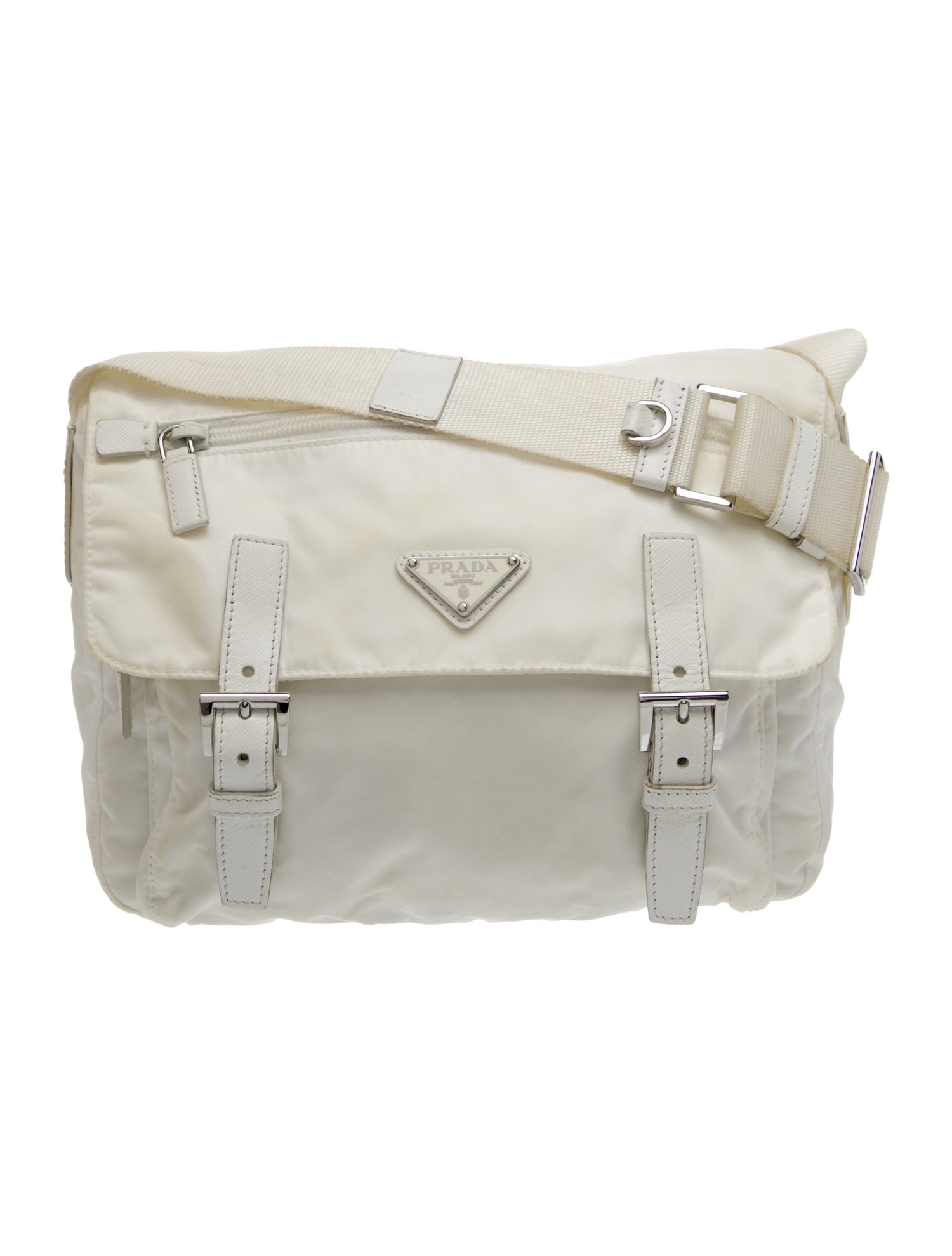 Prada Saffiano Leather Messenger Bag