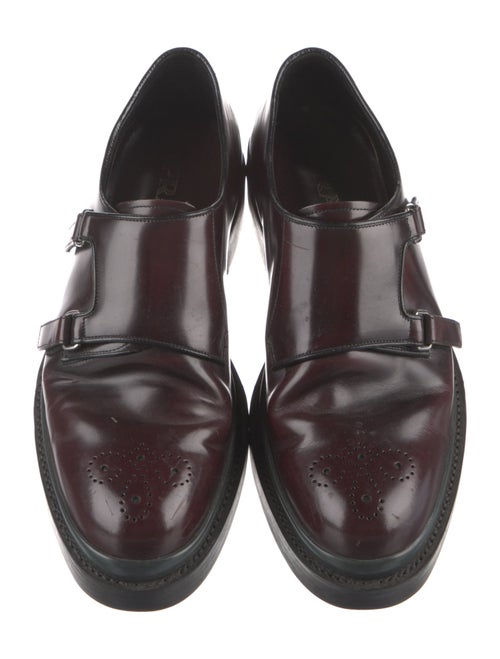 Prada Leather Monk Straps