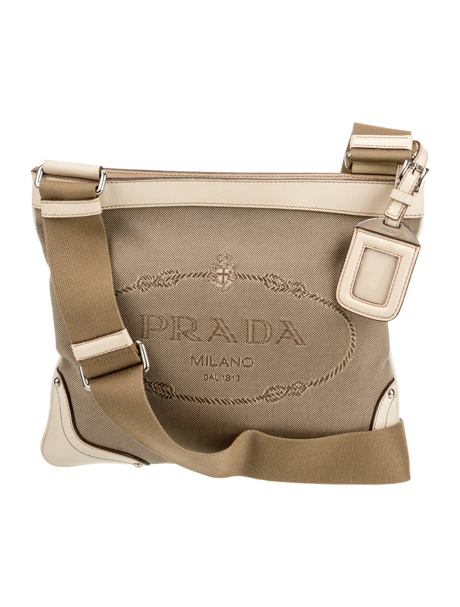 Prada Canvas Messenger Bag