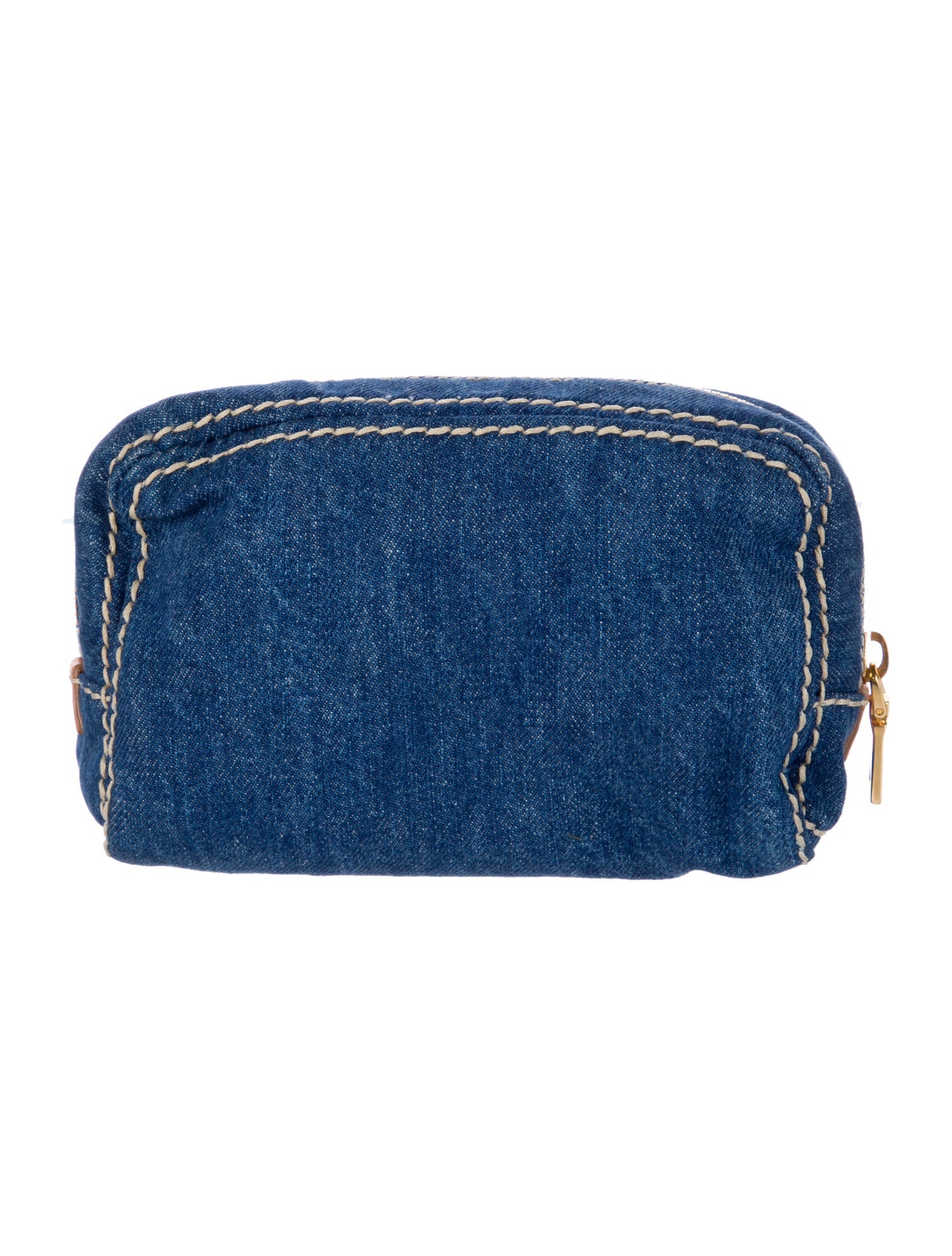 Prada Denim Cosmetic Pouch