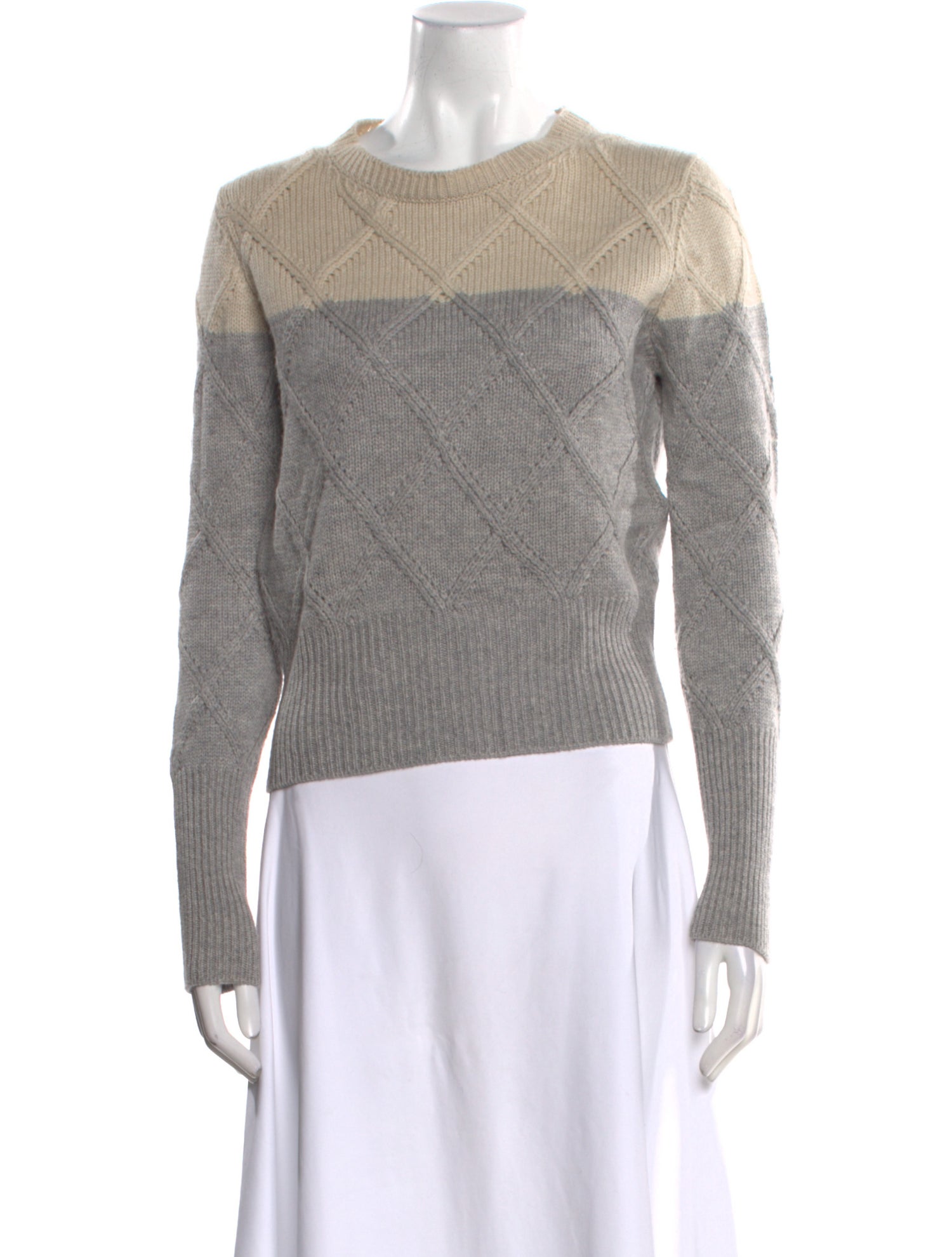 Prada 2010's Colorblock Pattern Sweater