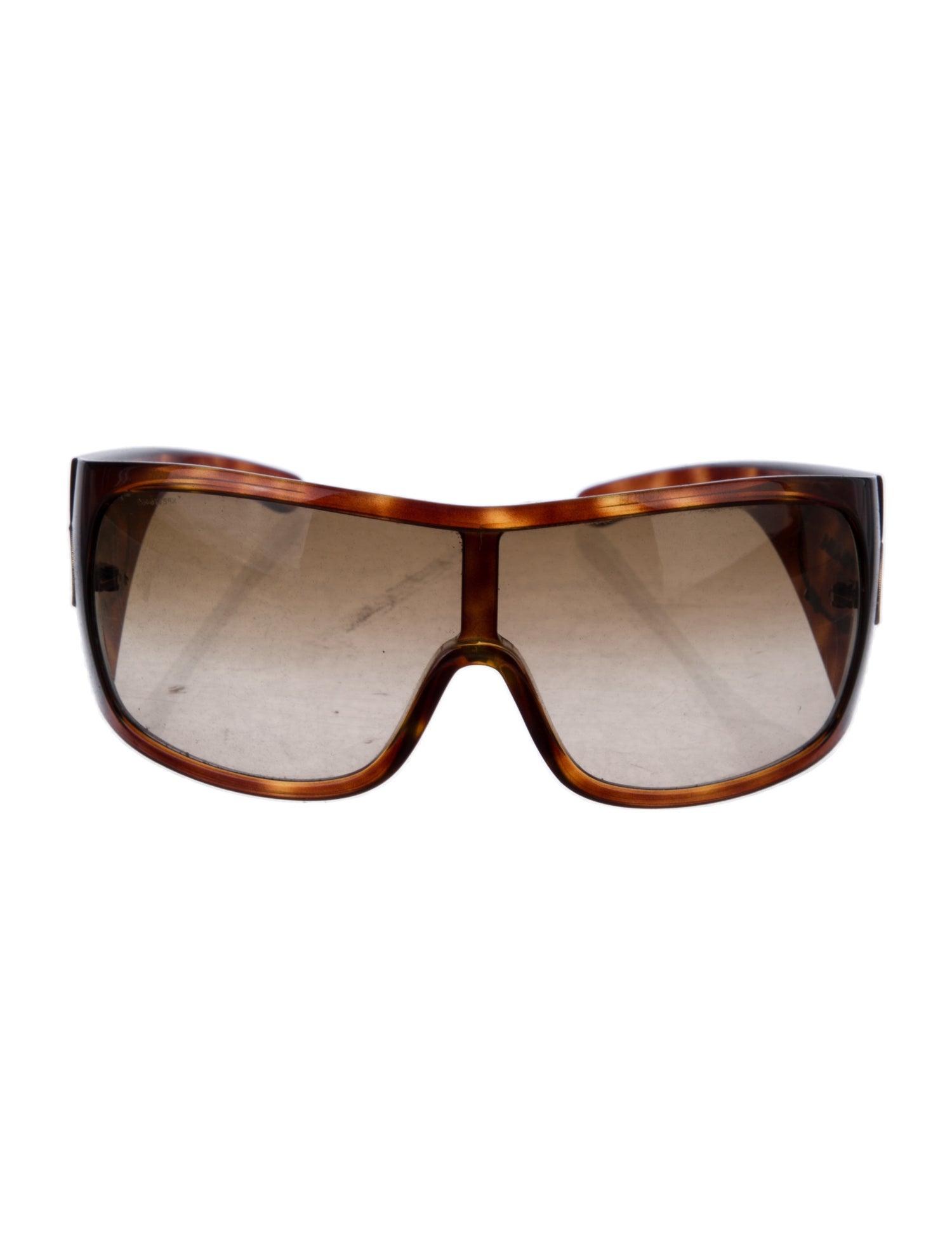 Prada Signature Logo Shield Sunglasses