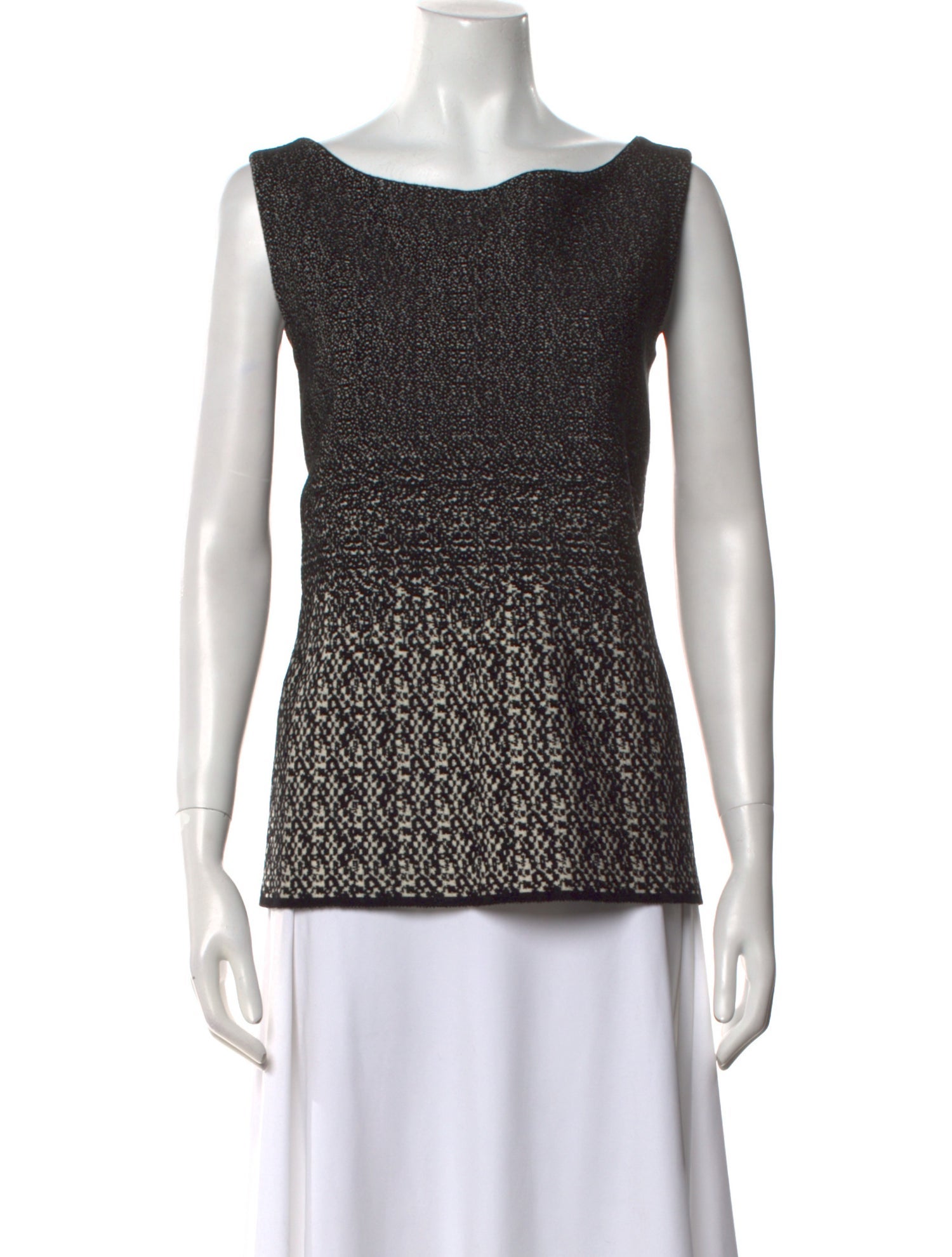 Prada 2014 Bateau Neckline Top