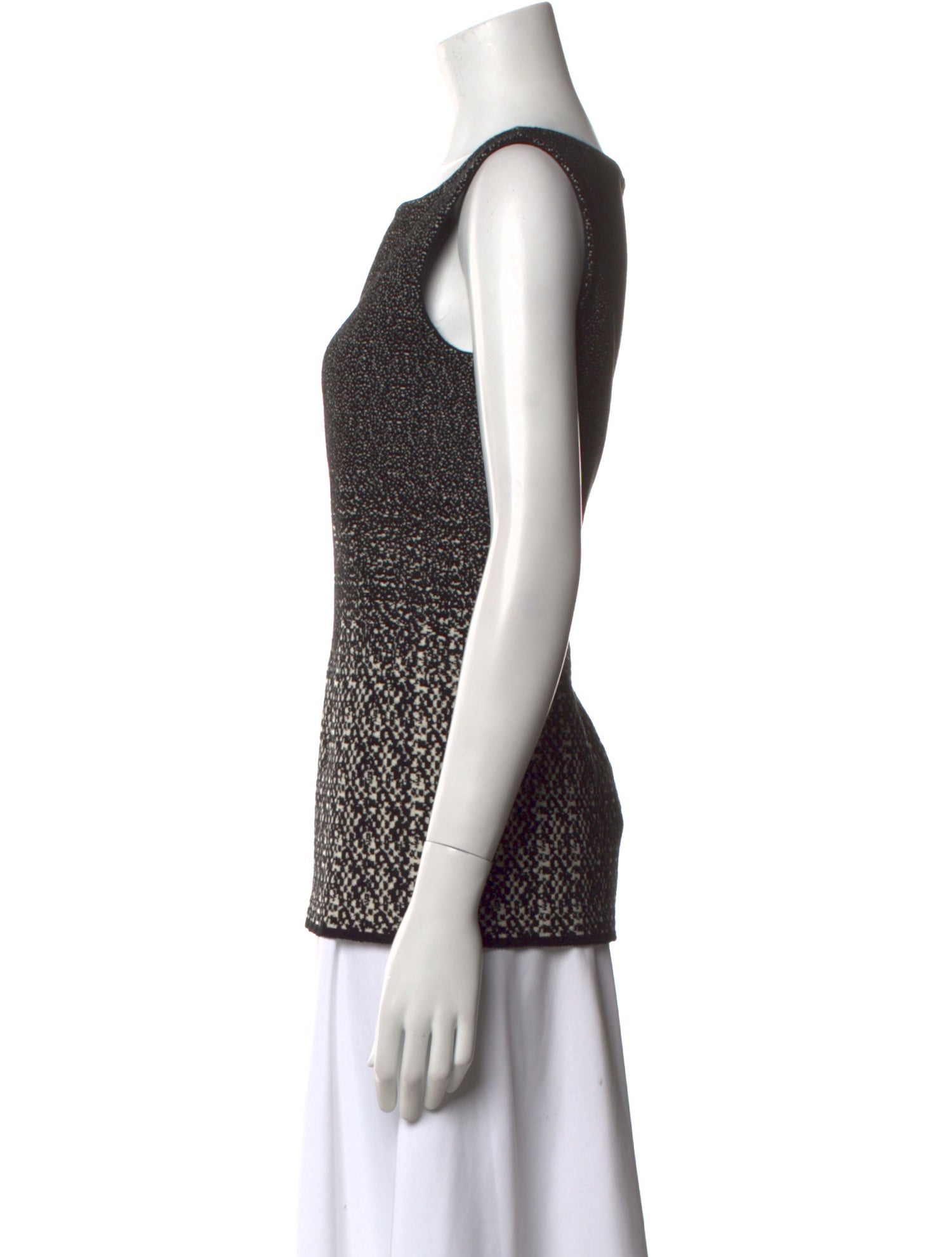 Prada 2014 Bateau Neckline Top