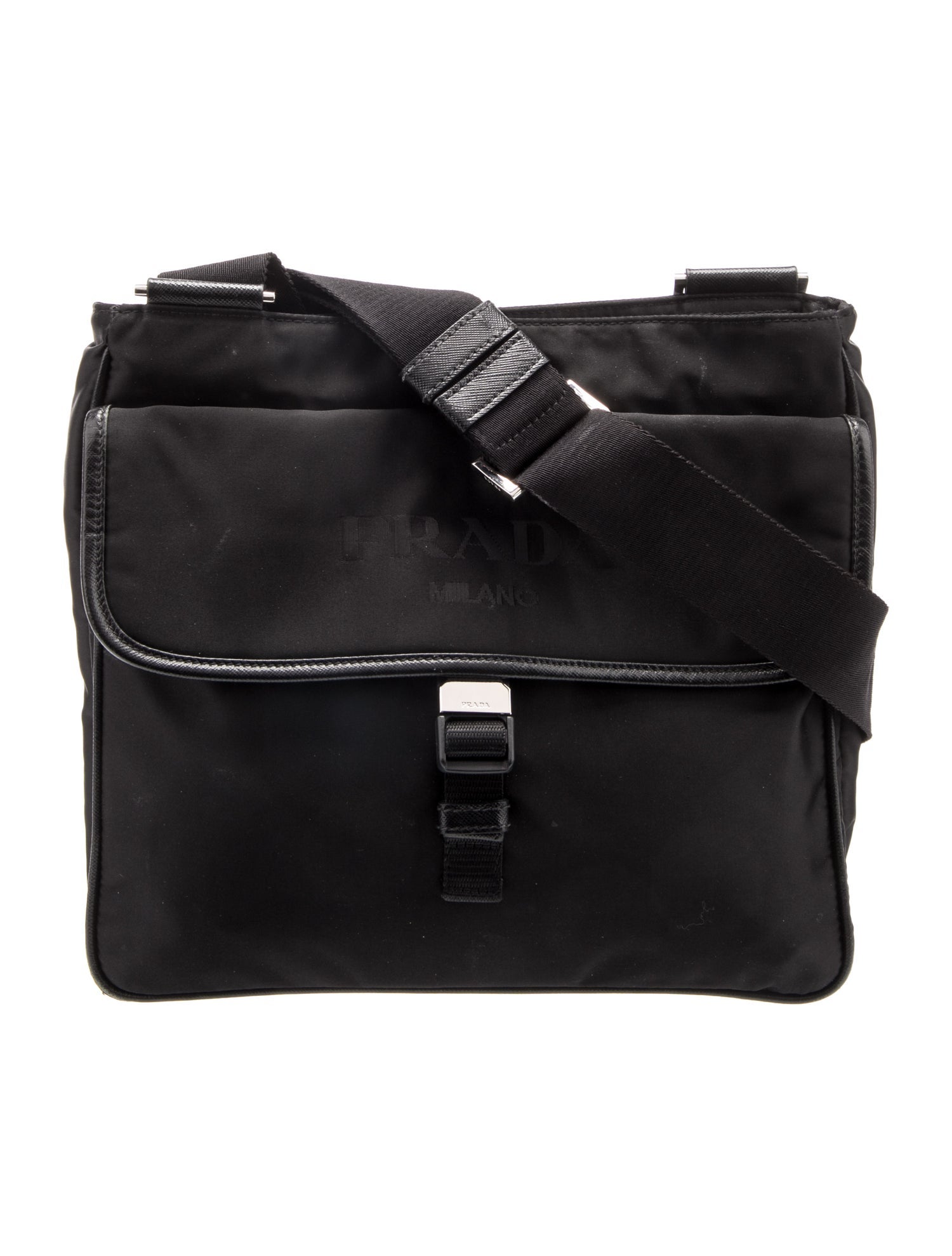 Prada Tessuto Nylon Tessuto Messager Bag