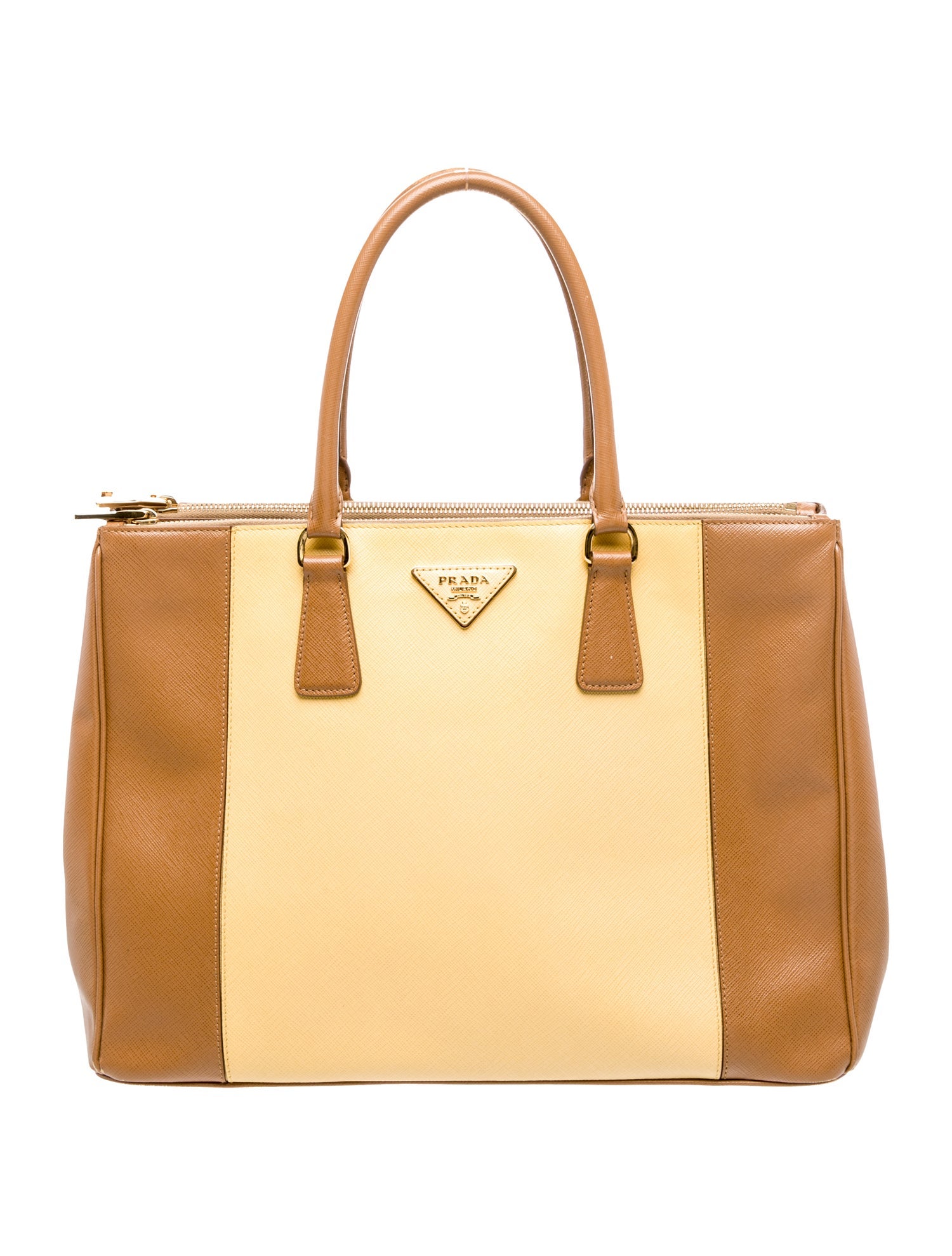 Prada Saffiano Leather Galleria Double Zip Medium