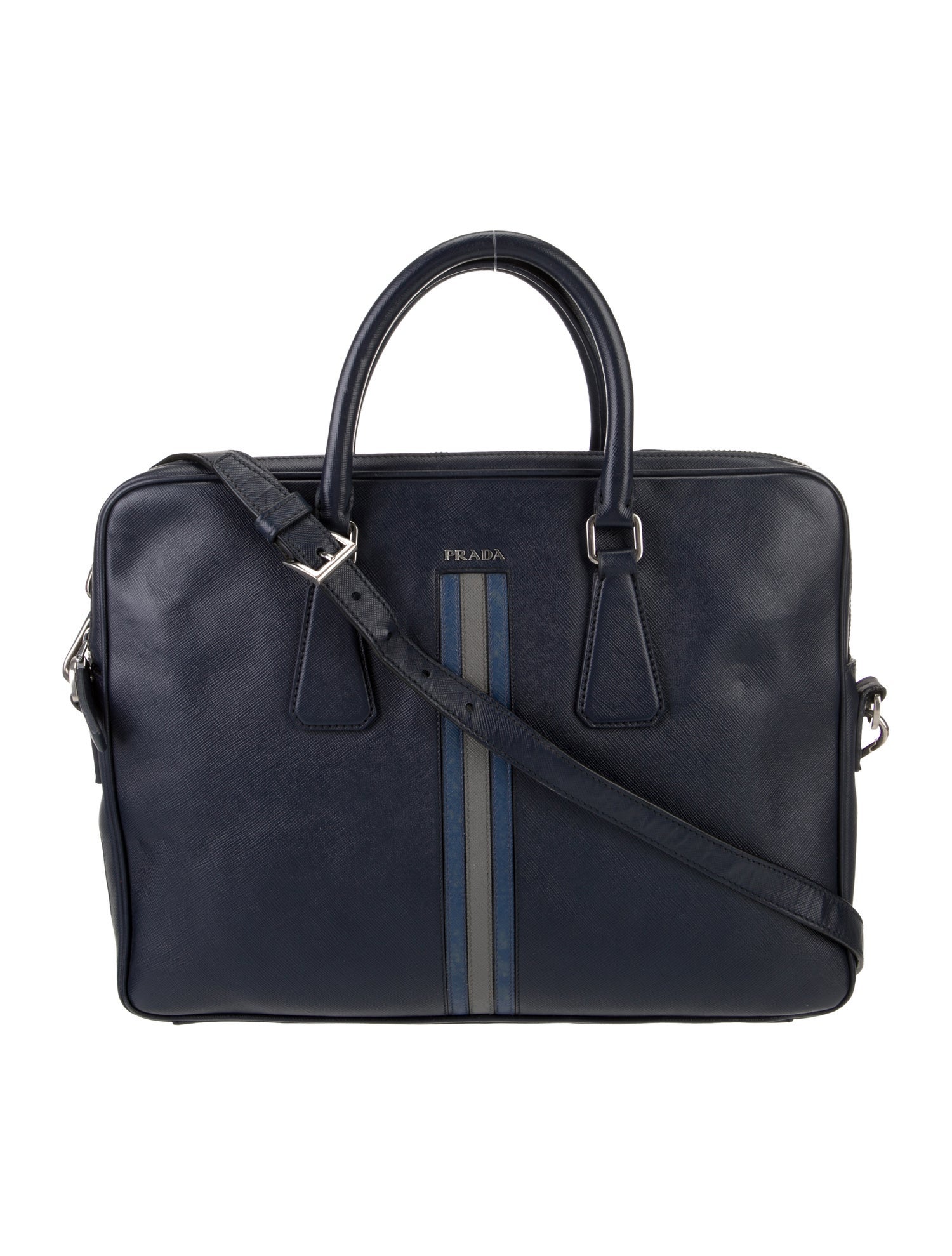 Prada Saffiano Cuir Leather Briefcase
