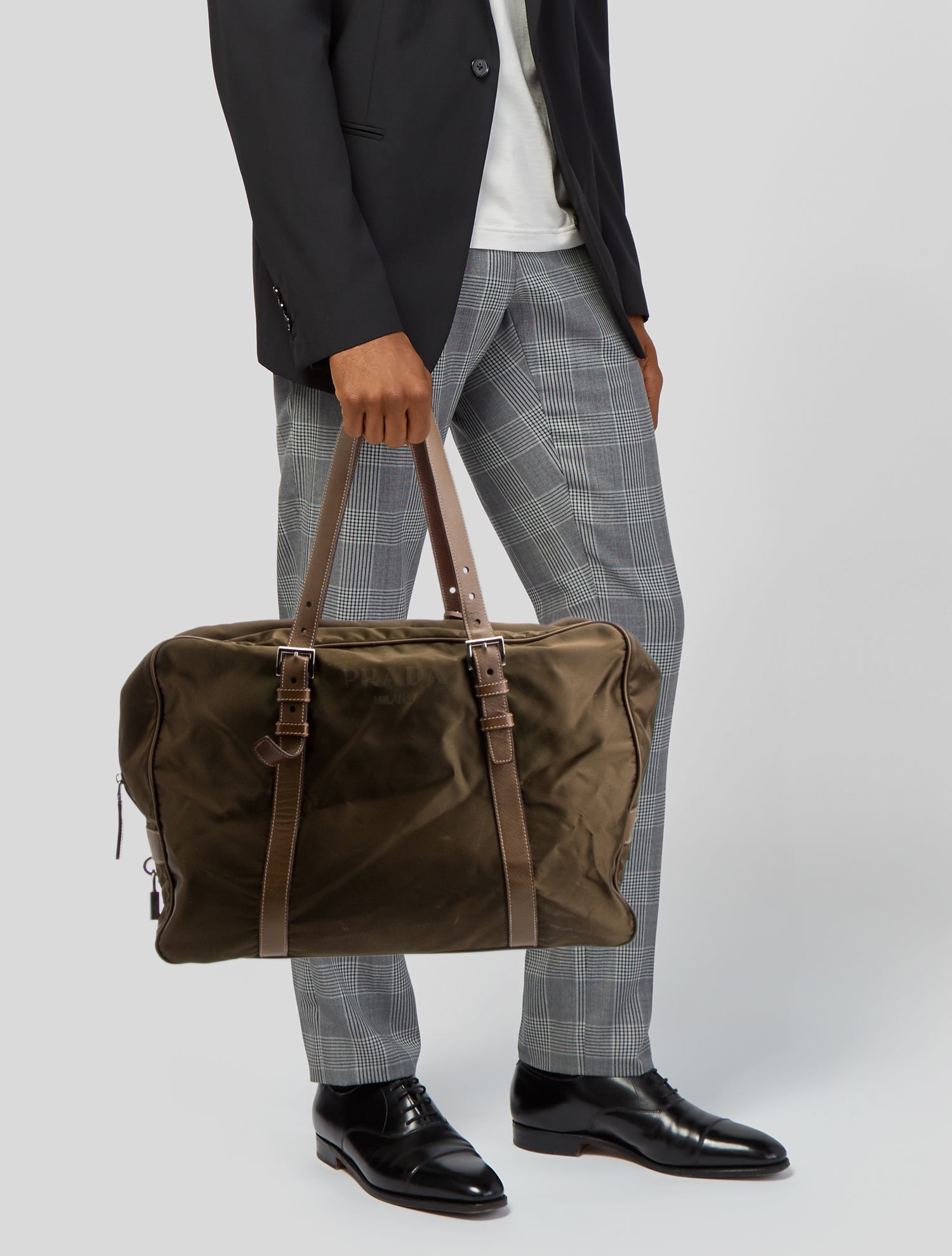 Prada Tessuto Weekender Bag