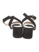 Prada Suede Crystal Embellishments Sandals