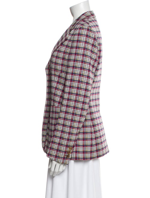 Prada 2017 Plaid Print Blazer