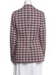 Prada 2017 Plaid Print Blazer