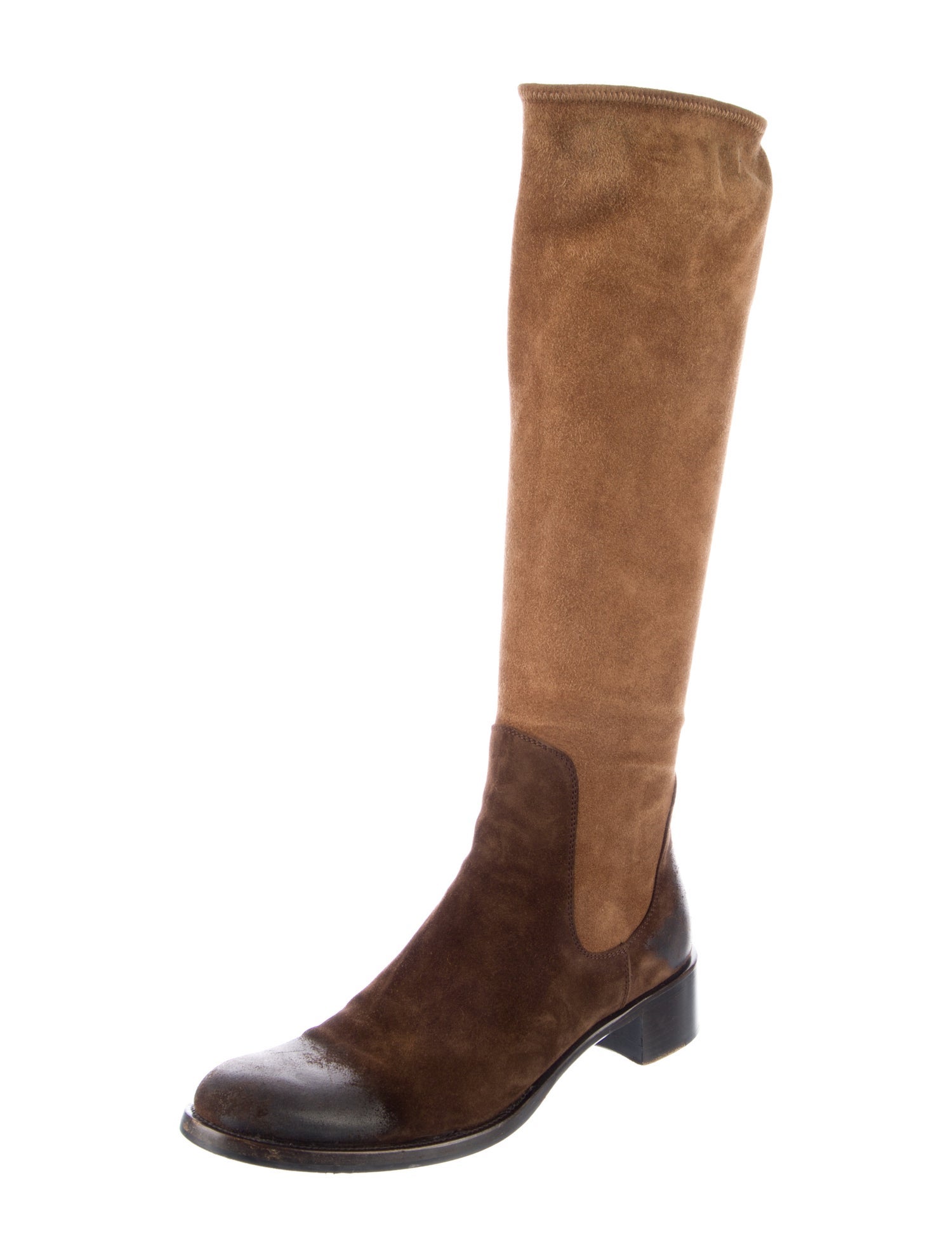 Prada Suede Riding Boots