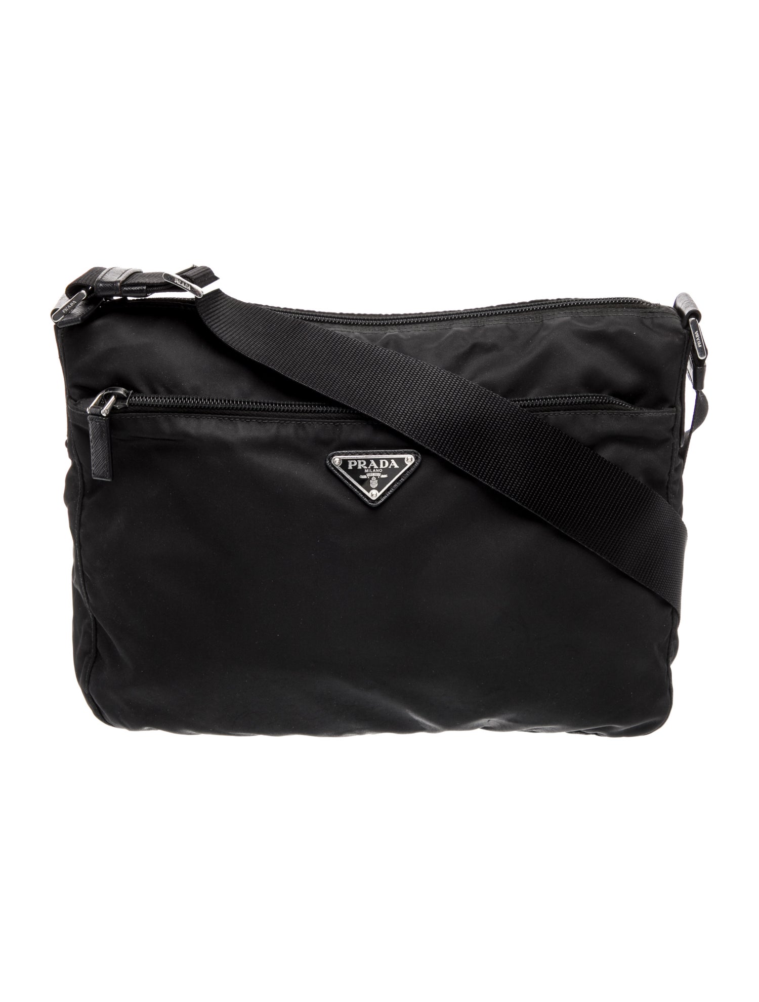 Prada Vela Nylon Messenger Bag