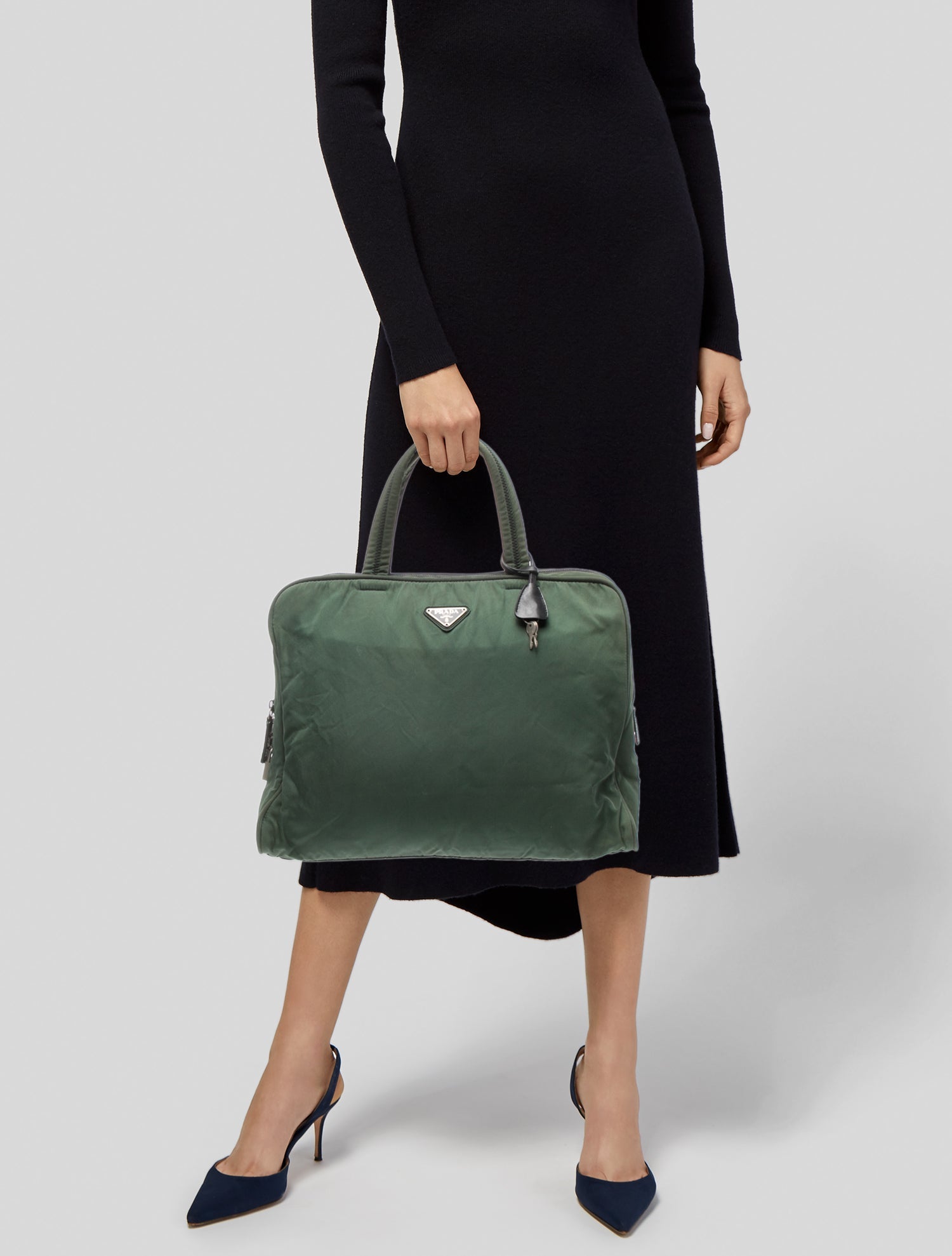 Prada Tessuto Nylon Top Handle Bag