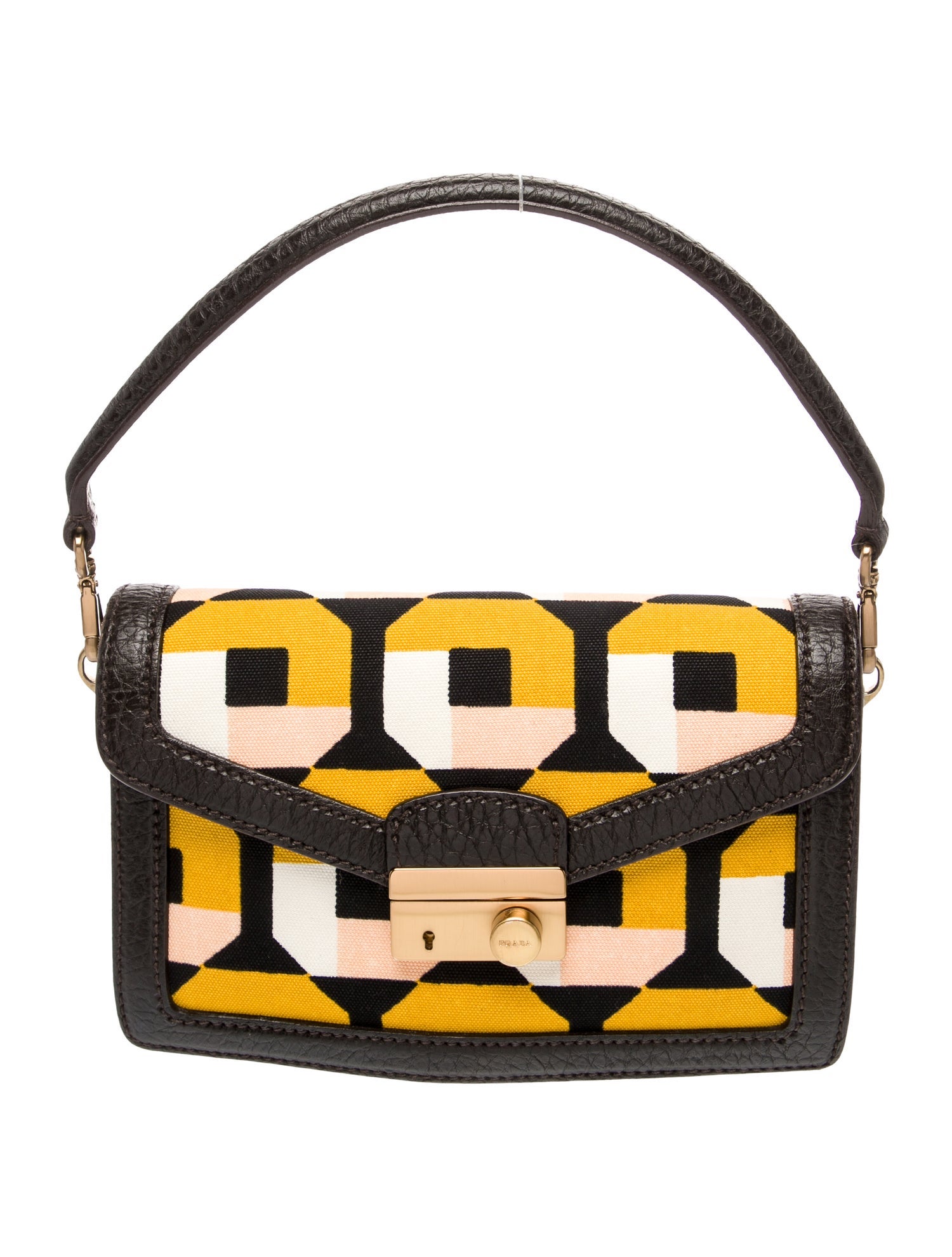 Prada Canvas Canapa Ottagono Vintage