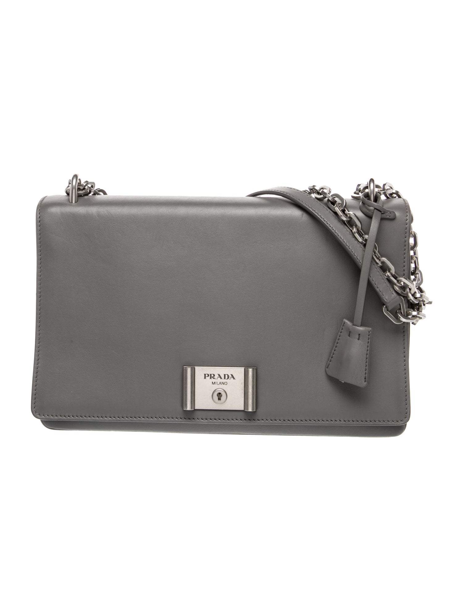 Prada City Calf Leather Shoulder Bag