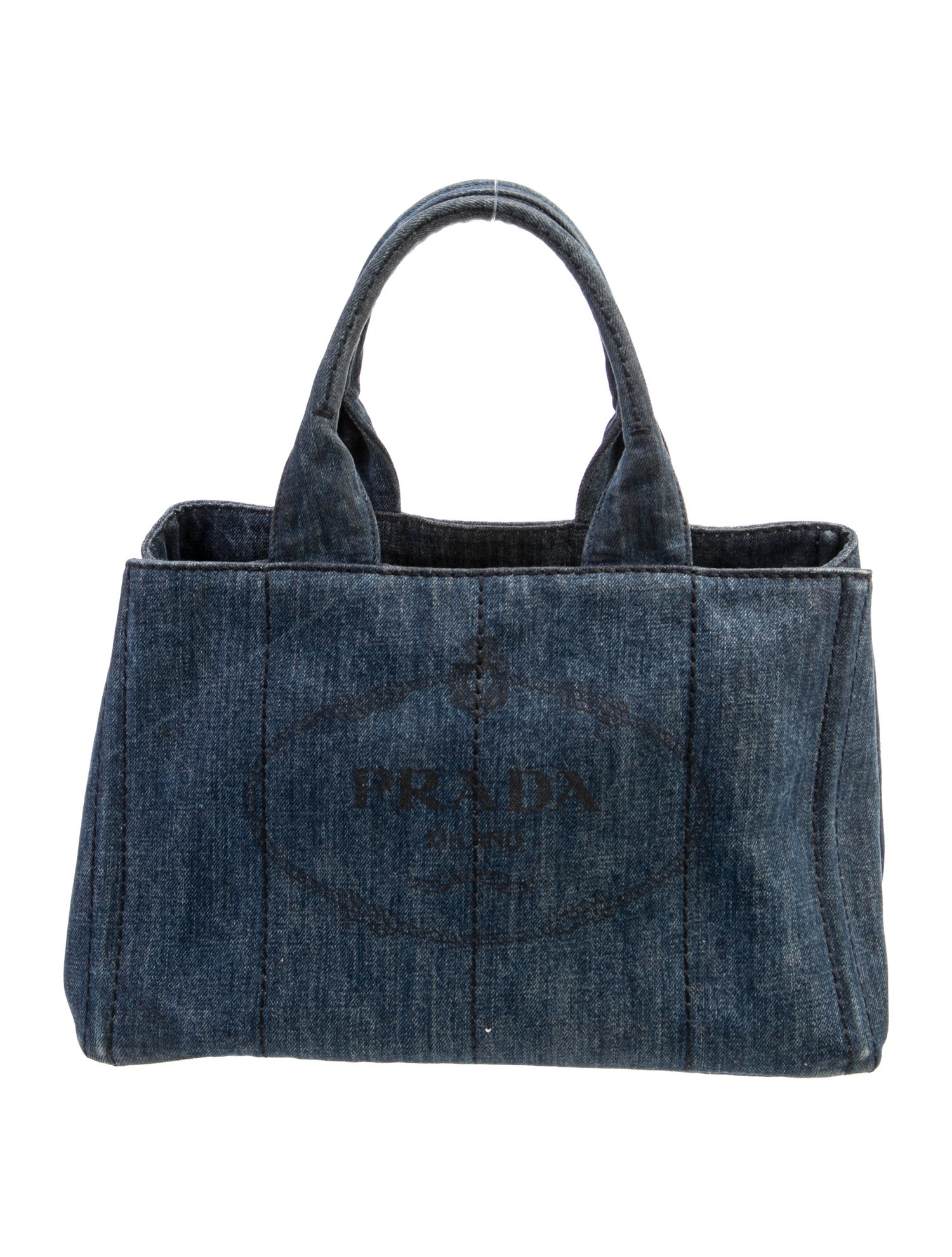 Prada Enameled Metal Triangle Triangle