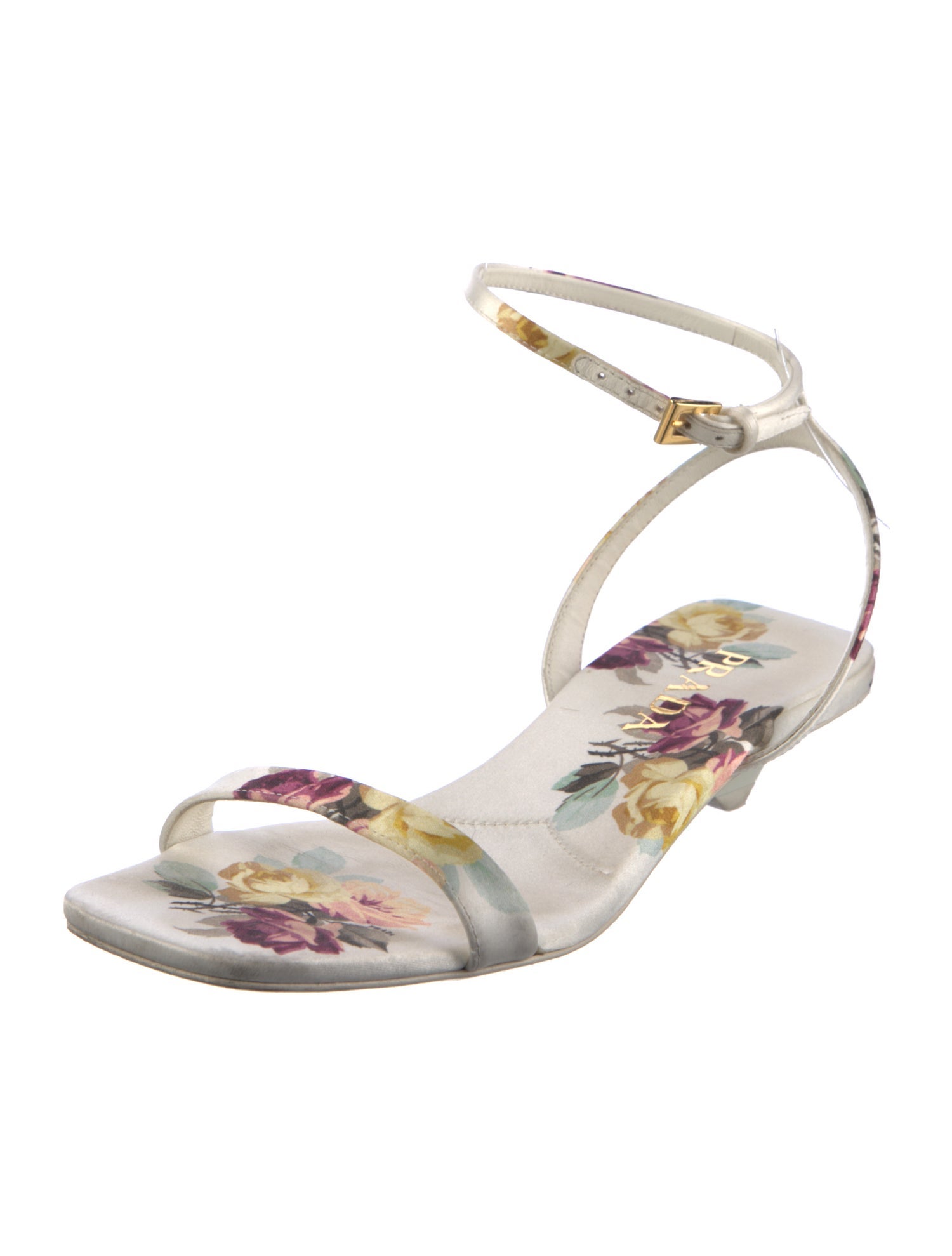 Prada Satin Floral Print