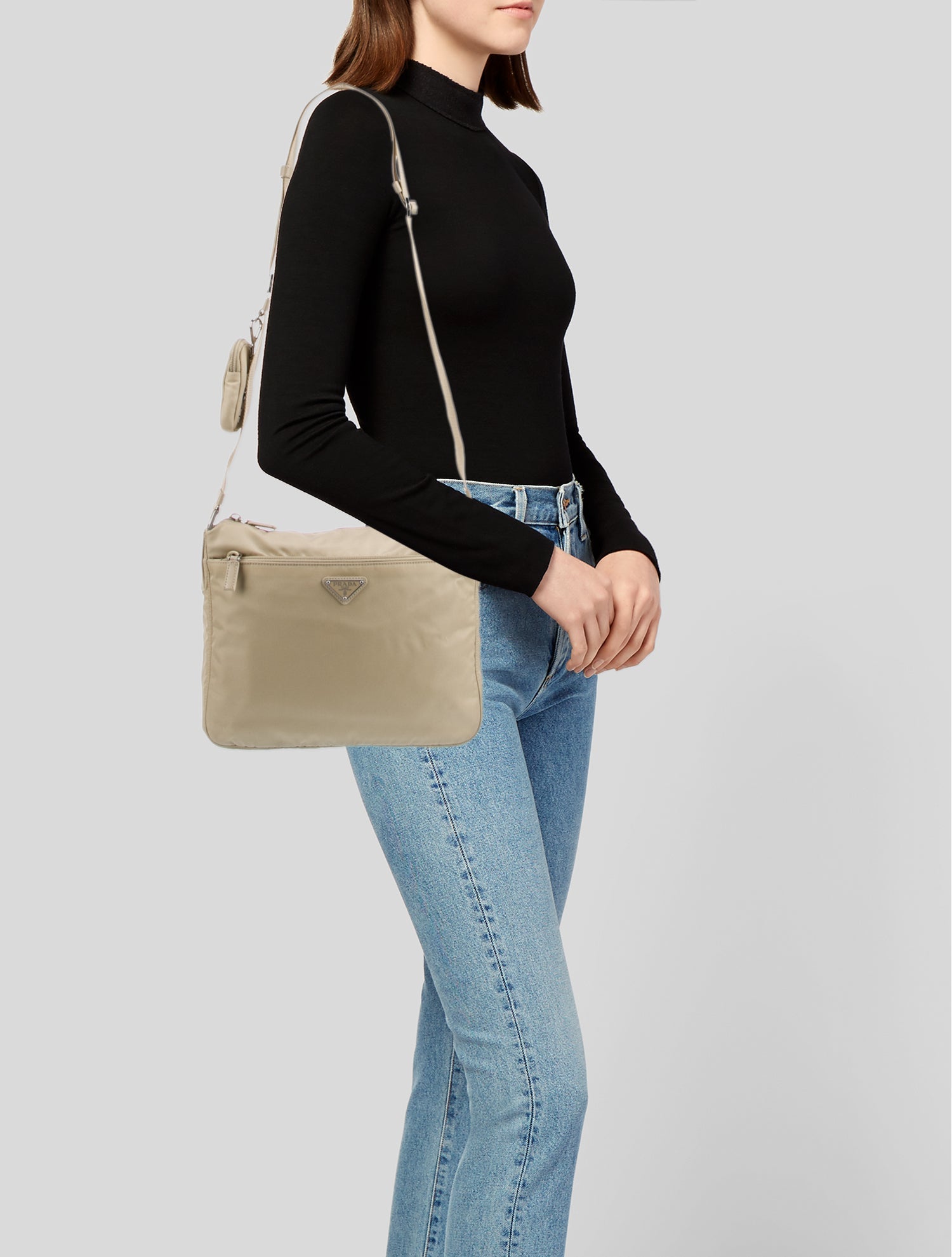 Prada Tessuto Nylon Messenger Bag