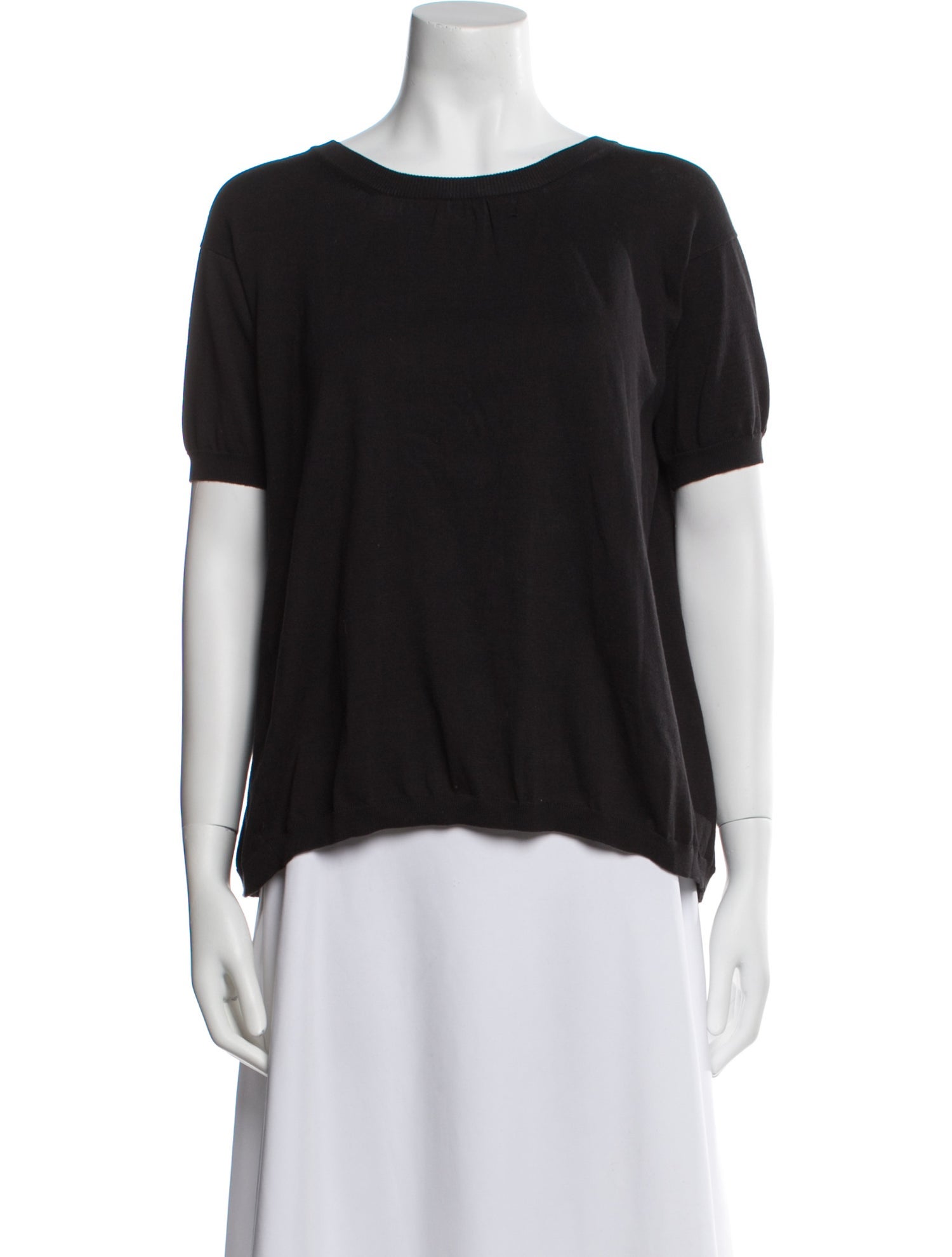 Prada 2014 Scoop Neck T-Shirt