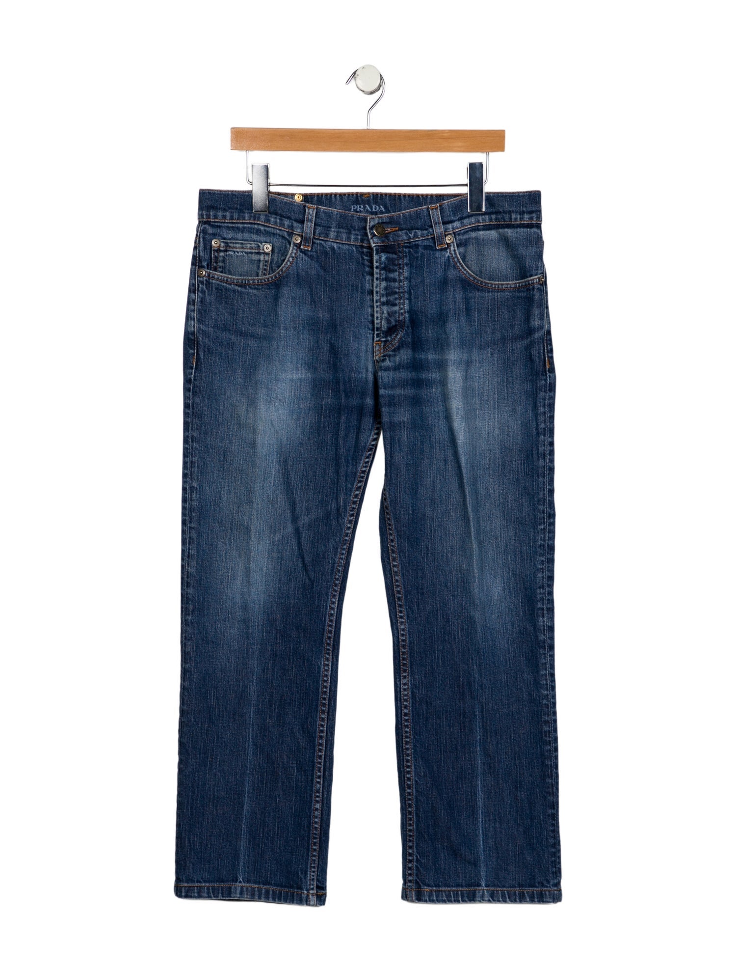 Prada Vintage Straight-Leg Jeans