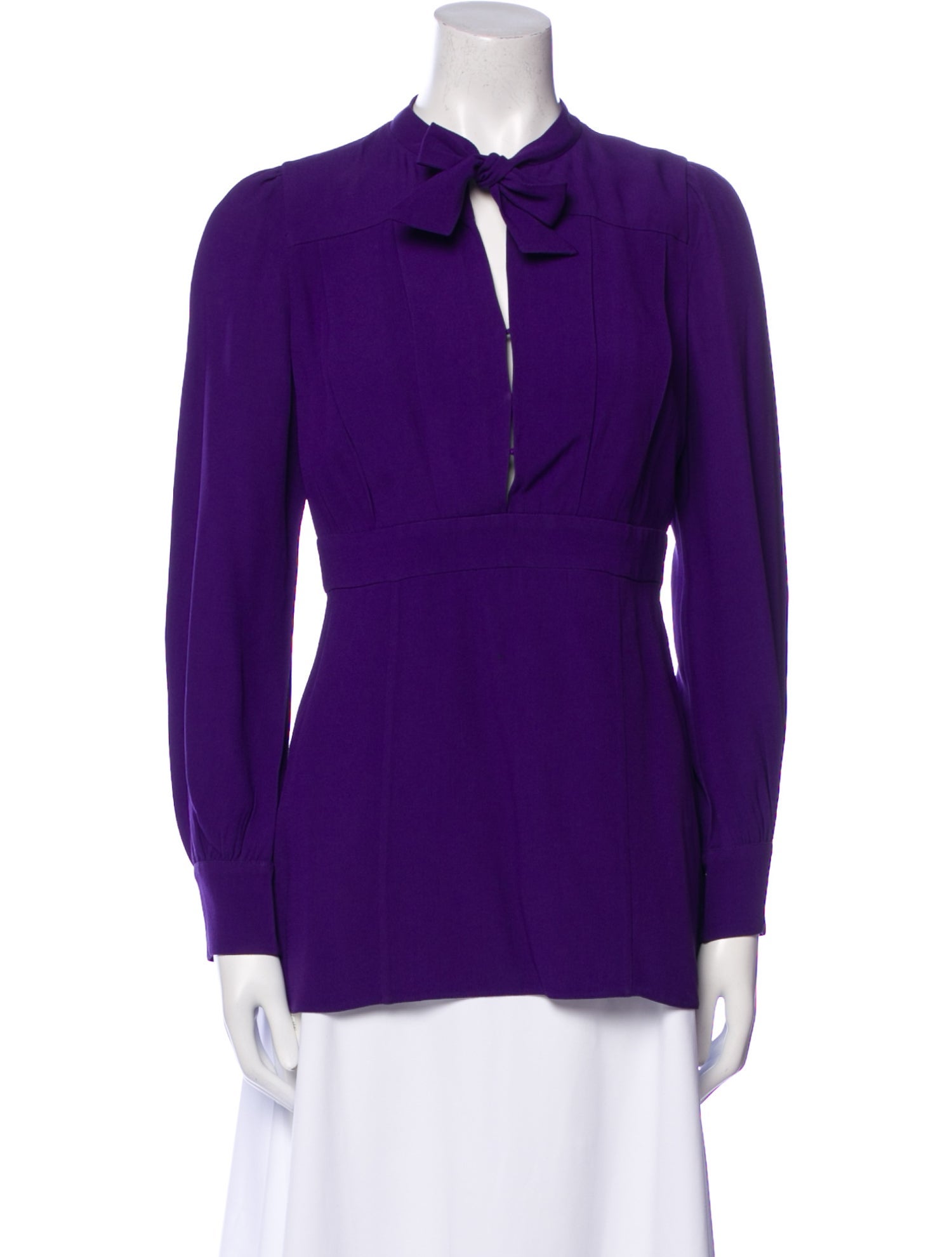 Prada 2017 V-Neck Blouse