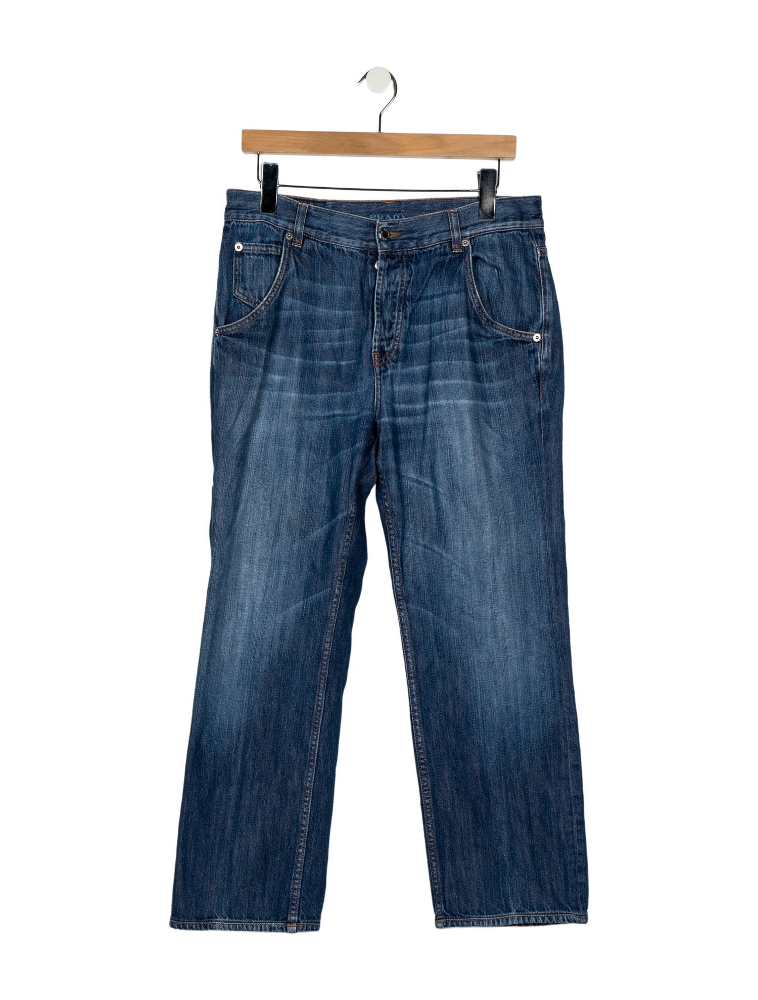 Prada Sport Vintage Straight-Leg Jeans