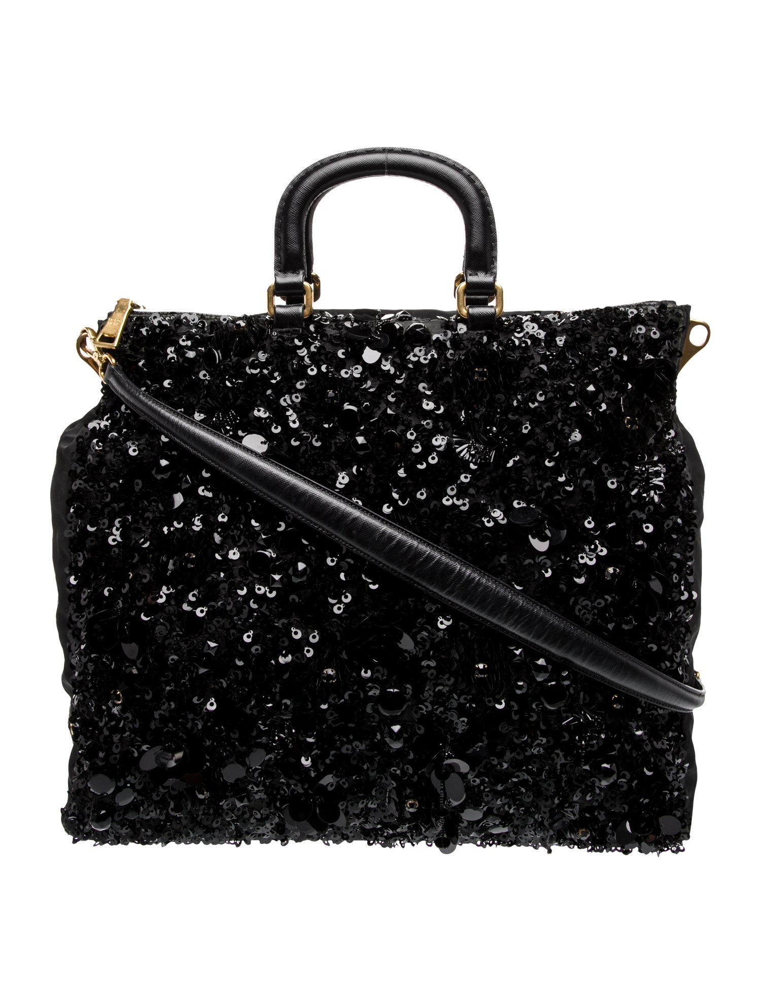 Prada Sequins Top Handle Bag